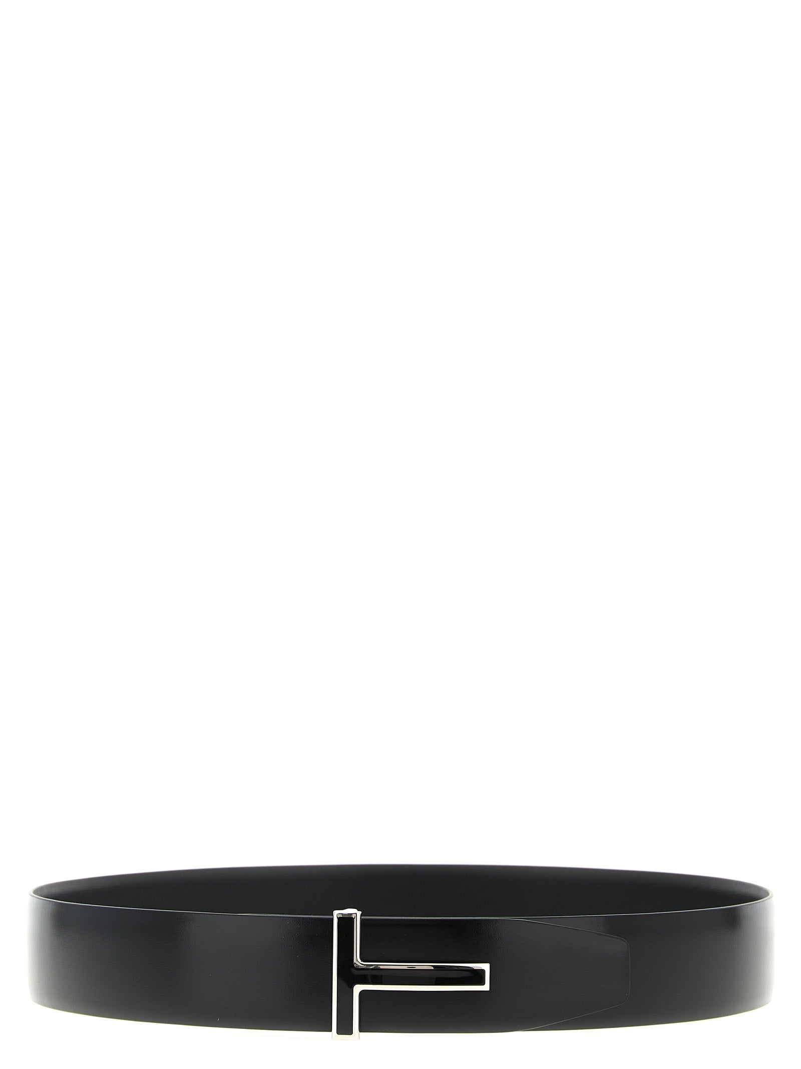 Tom Ford Schwarzer Kalbsleder Gürtel Regular