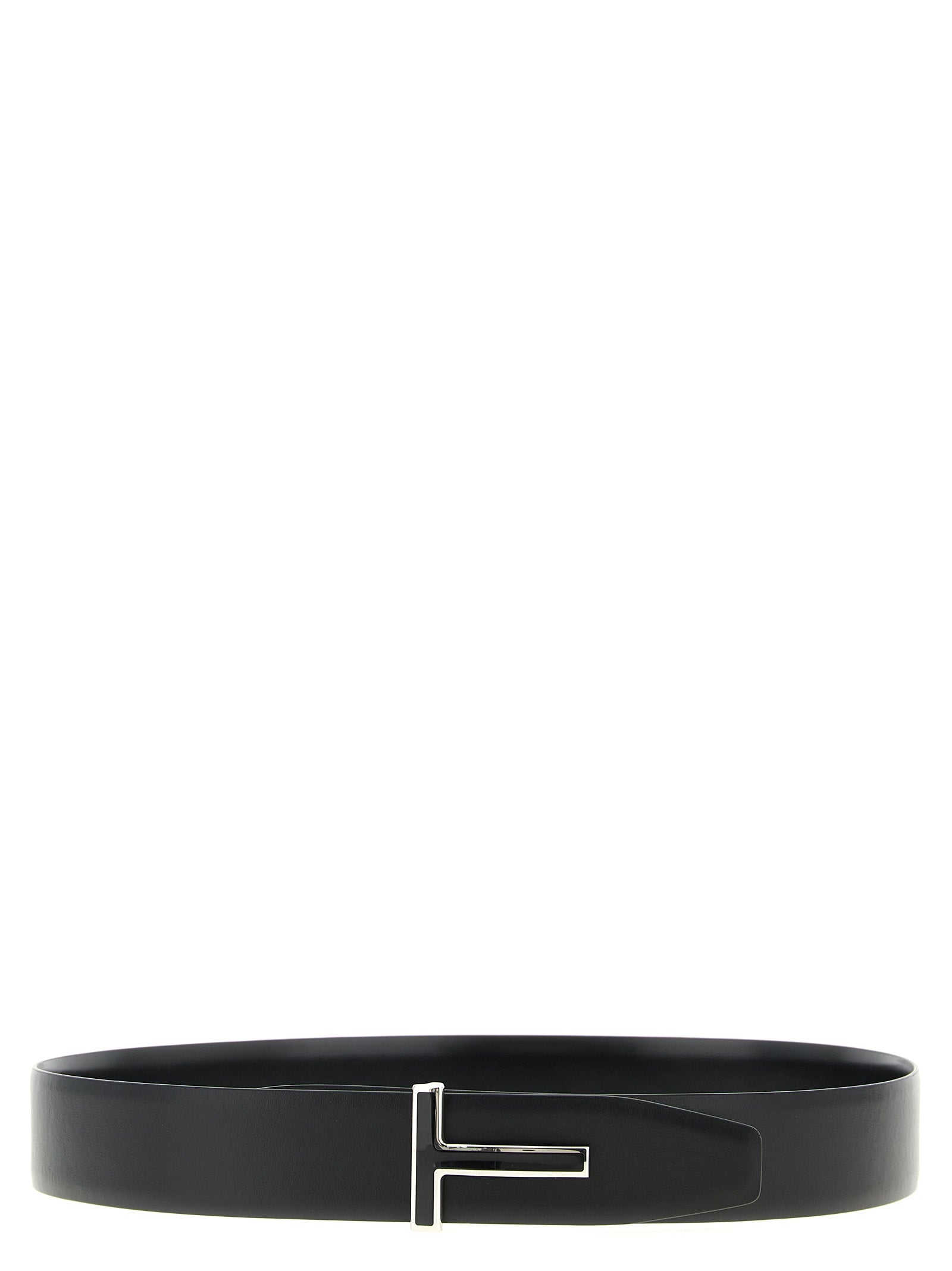 Tom Ford Schwarzer Kalbsleder Gürtel Regular