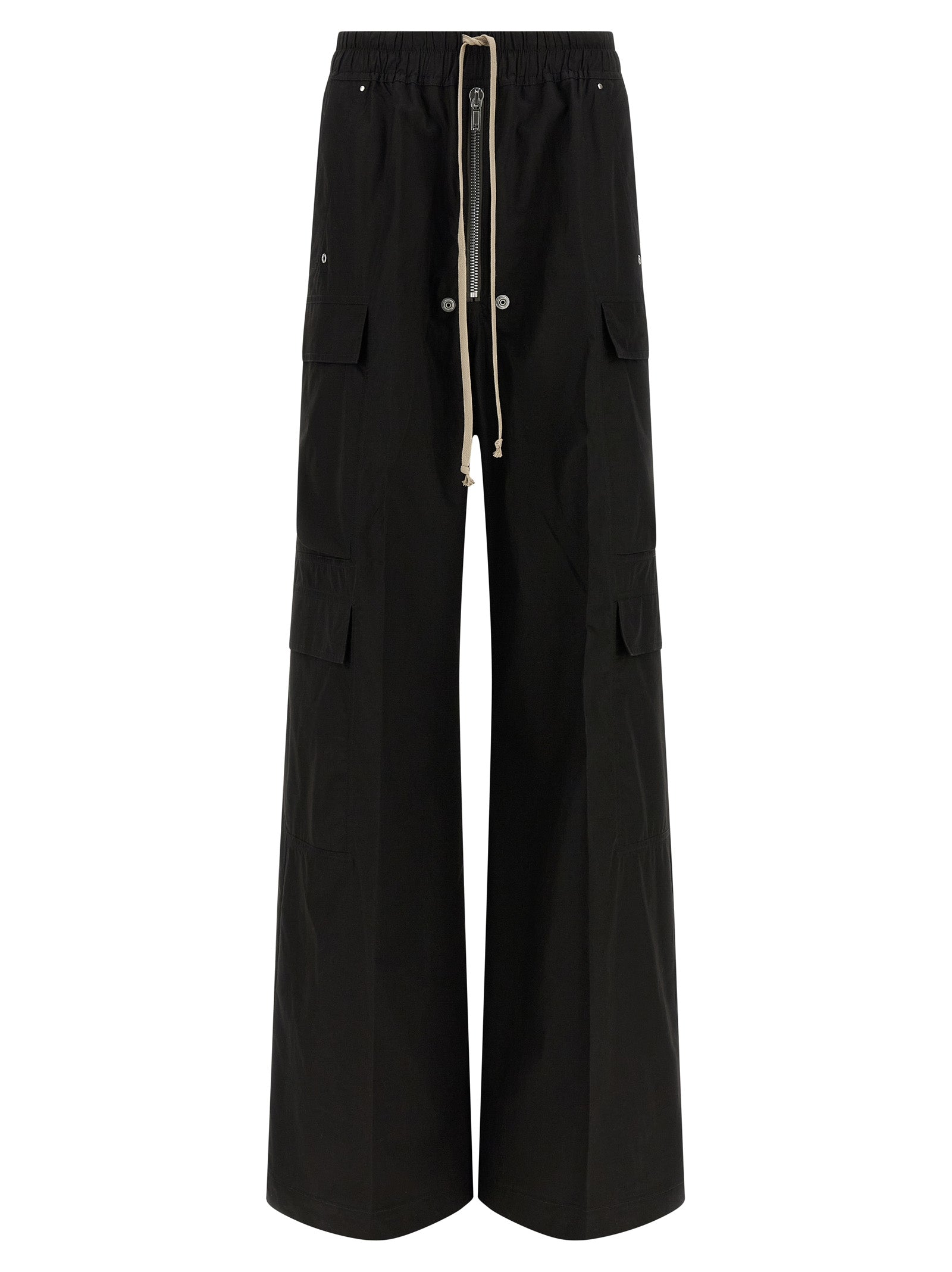 Rick Owens Schwarze Cargo-Hose aus Baumwolle
