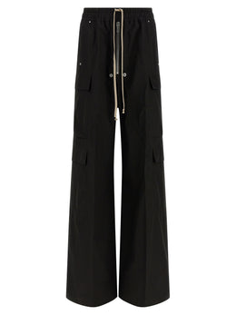 Rick Owens Schwarze Cargo-Hose aus Baumwolle