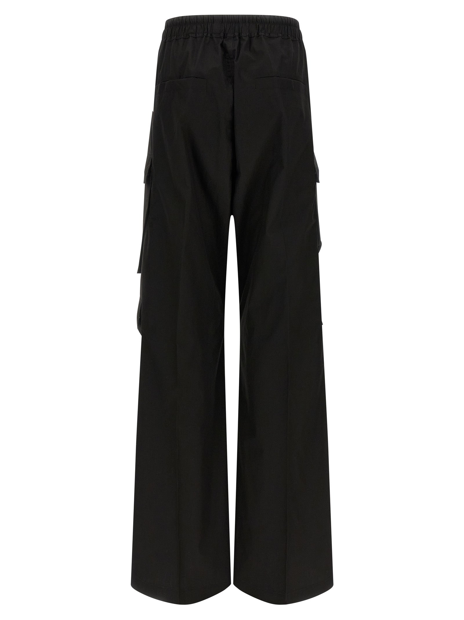 Rick Owens Schwarze Cargo-Hose aus Baumwolle
