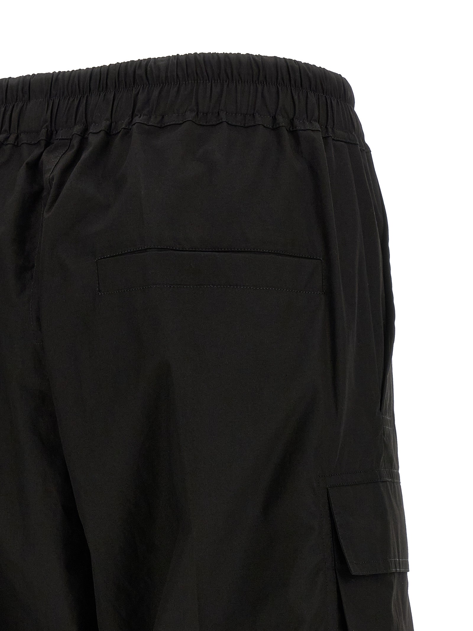 Rick Owens Schwarze Cargo-Hose aus Baumwolle