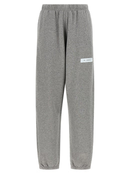 MM6 Maison Margiela Graue Baumwoll-Jogginghose (Sporthose)
