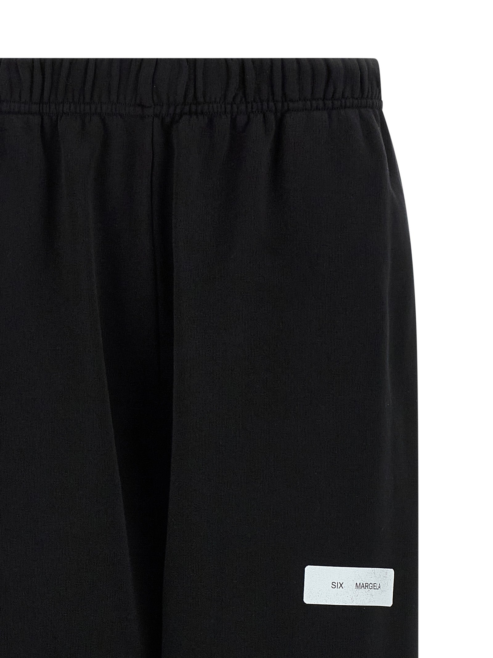 MM6 Maison Margiela Schwarze Baumwoll-Jogginghose (Trainingshose)