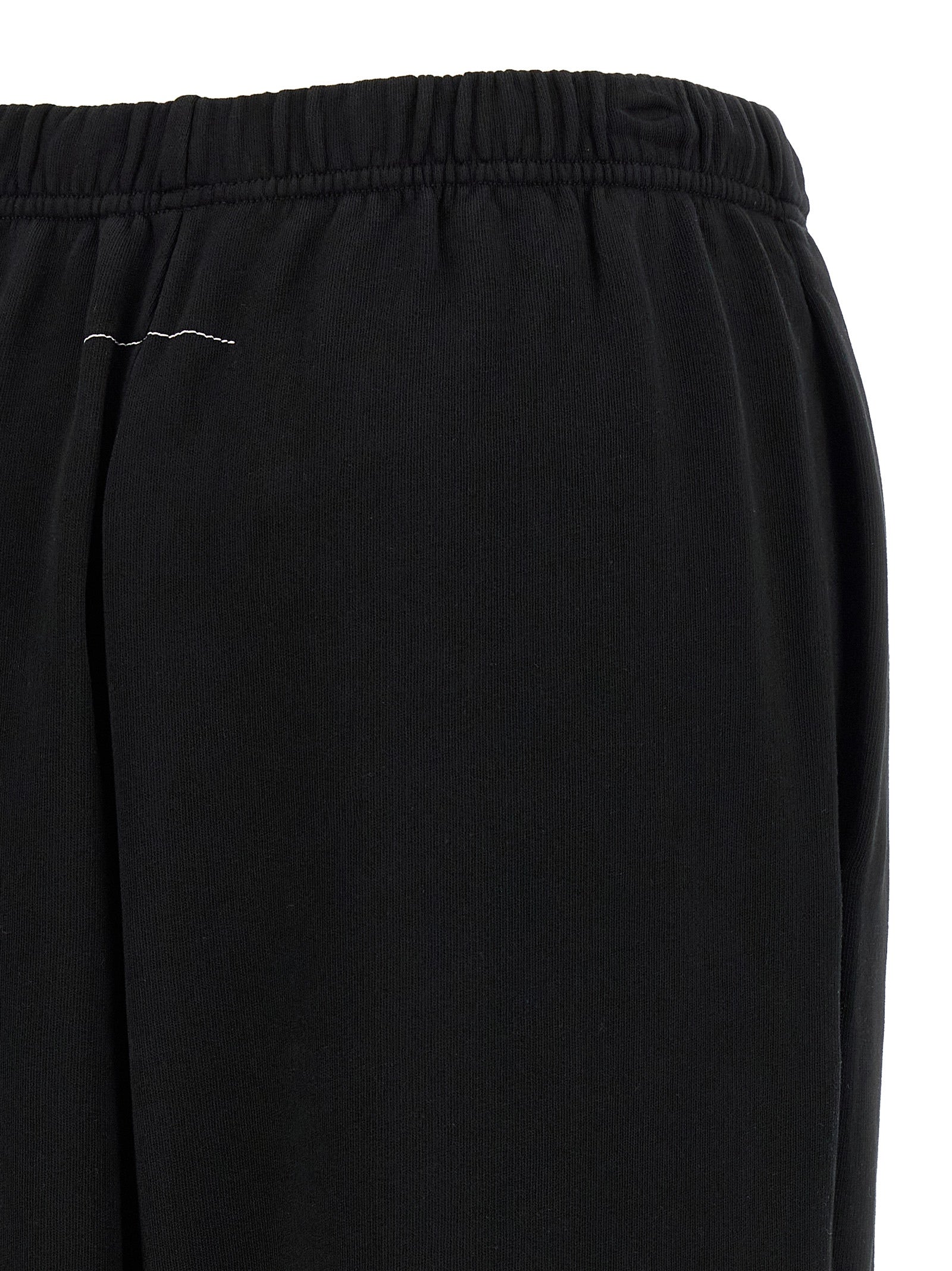 MM6 Maison Margiela Schwarze Baumwoll-Jogginghose (Trainingshose)