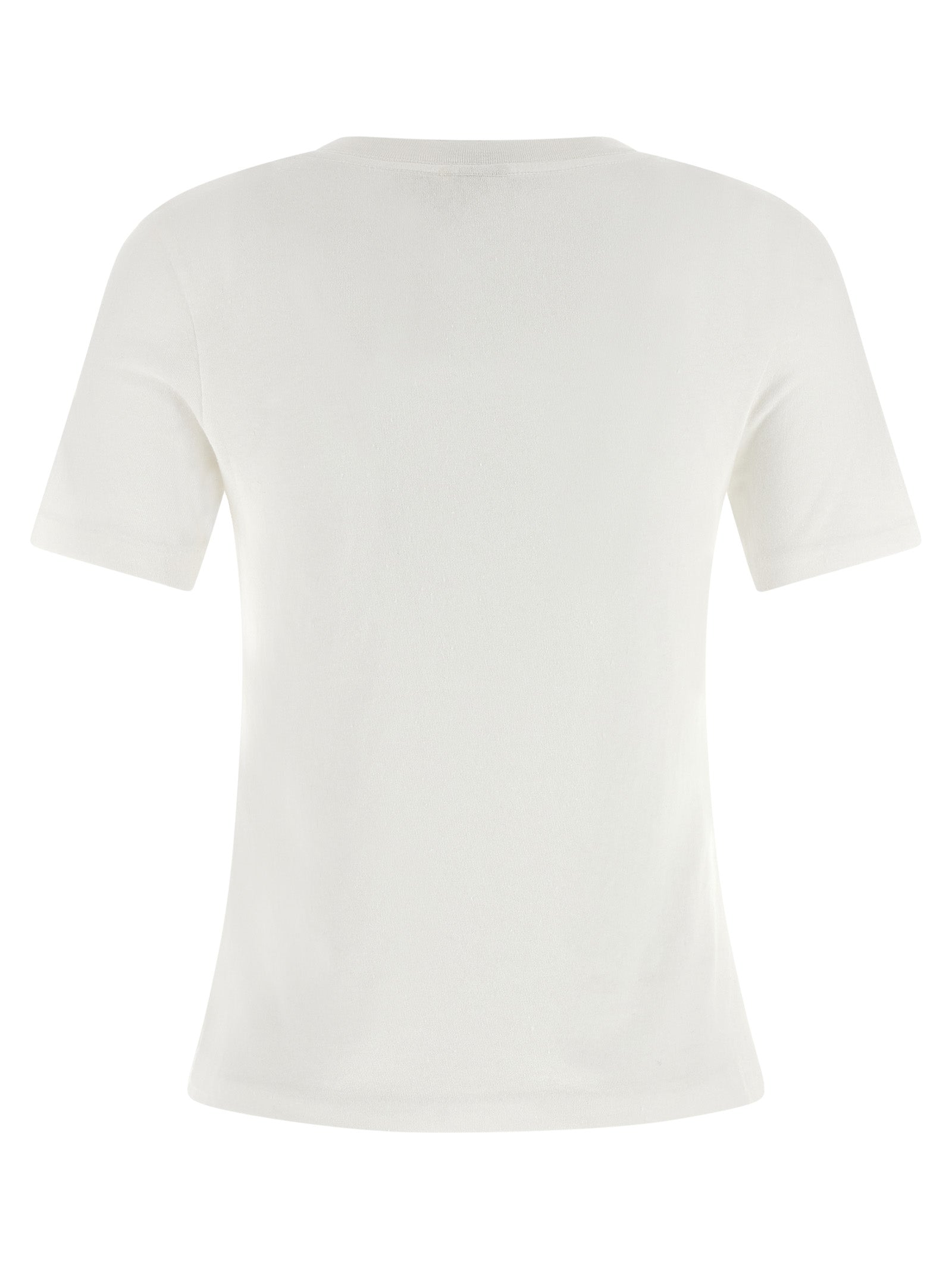 Chloé Weißes Baumwoll-T-Shirt