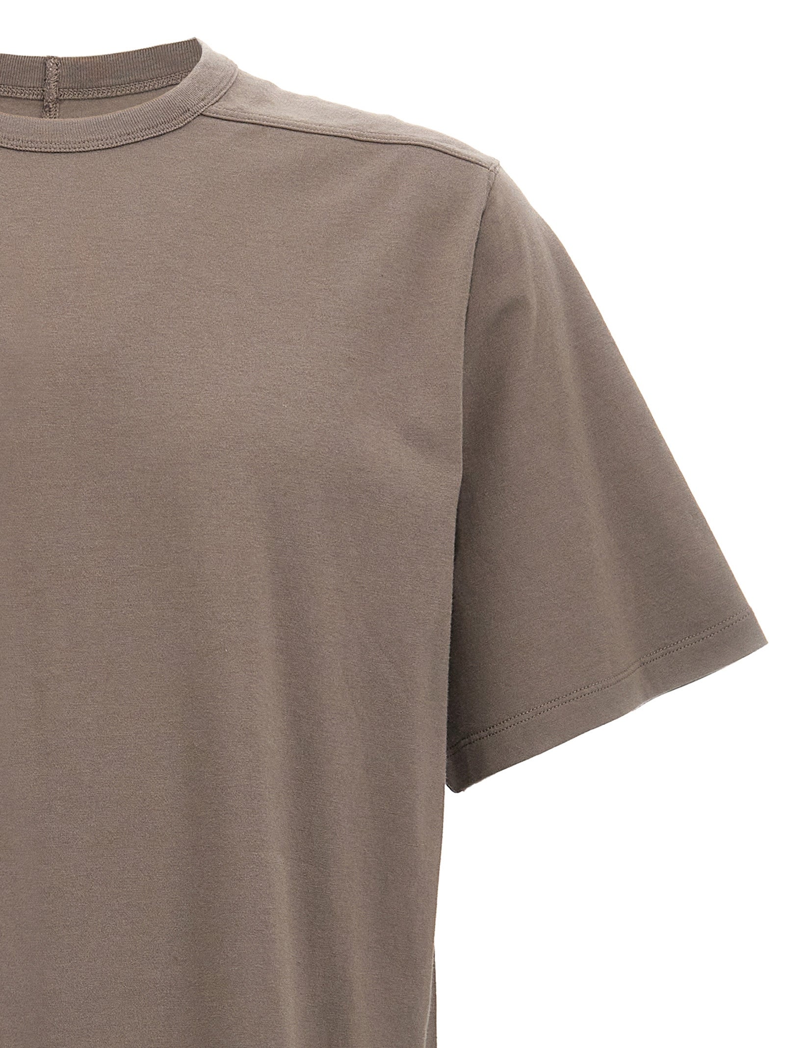 Rick Owens Graues Baumwoll-T-Shirt