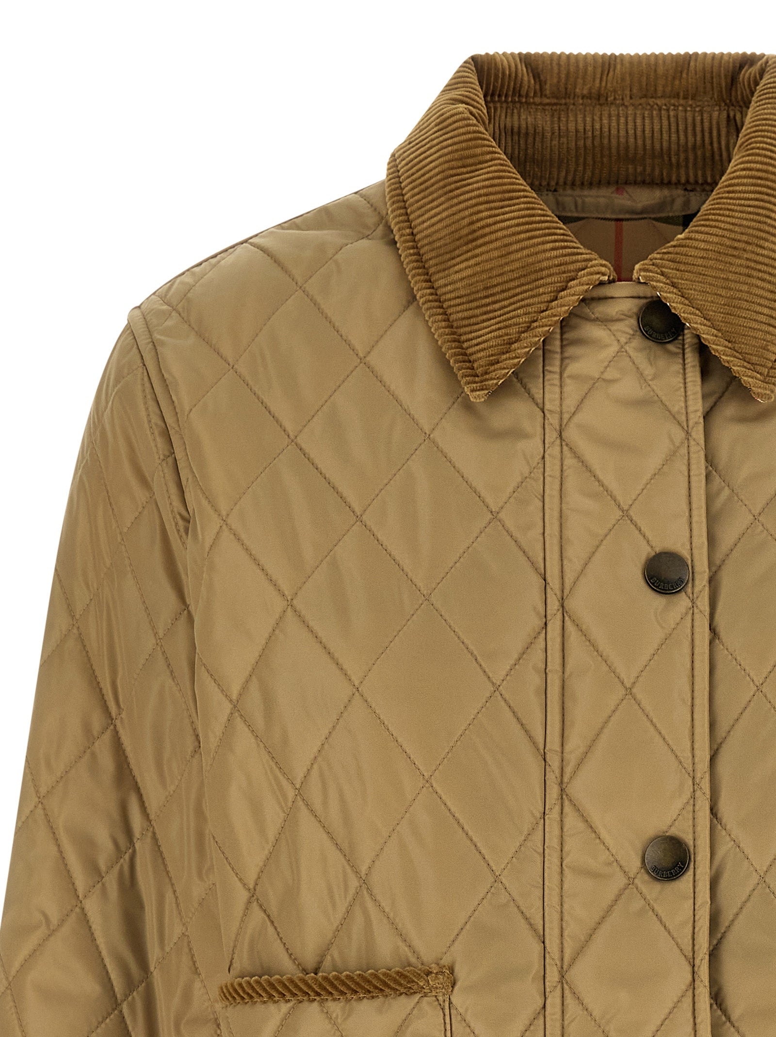 Burberry Beige Polyamid Jacken und Mäntel