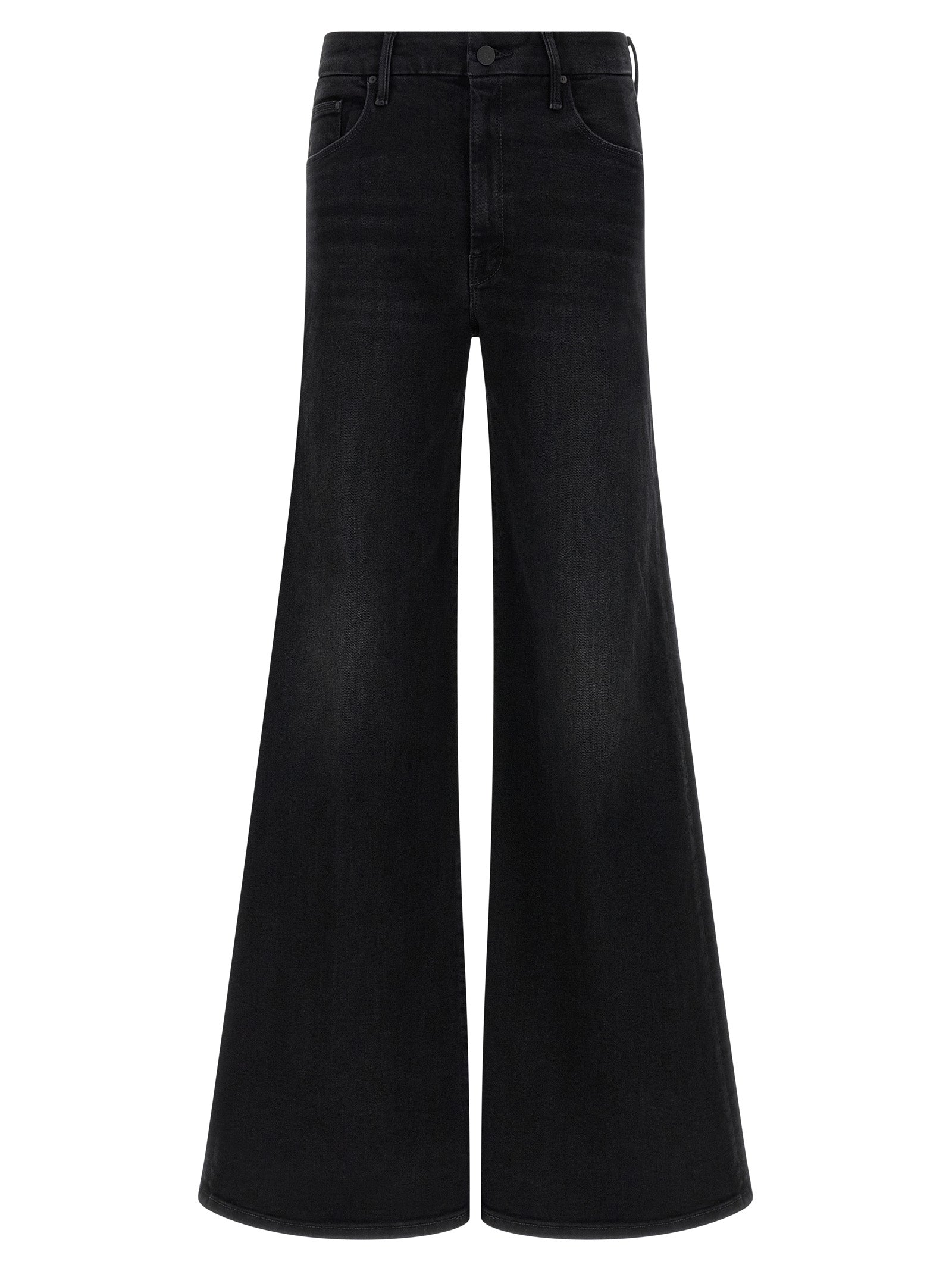 Mother Denim Schwarze Baumwoll-Schlagjeans
