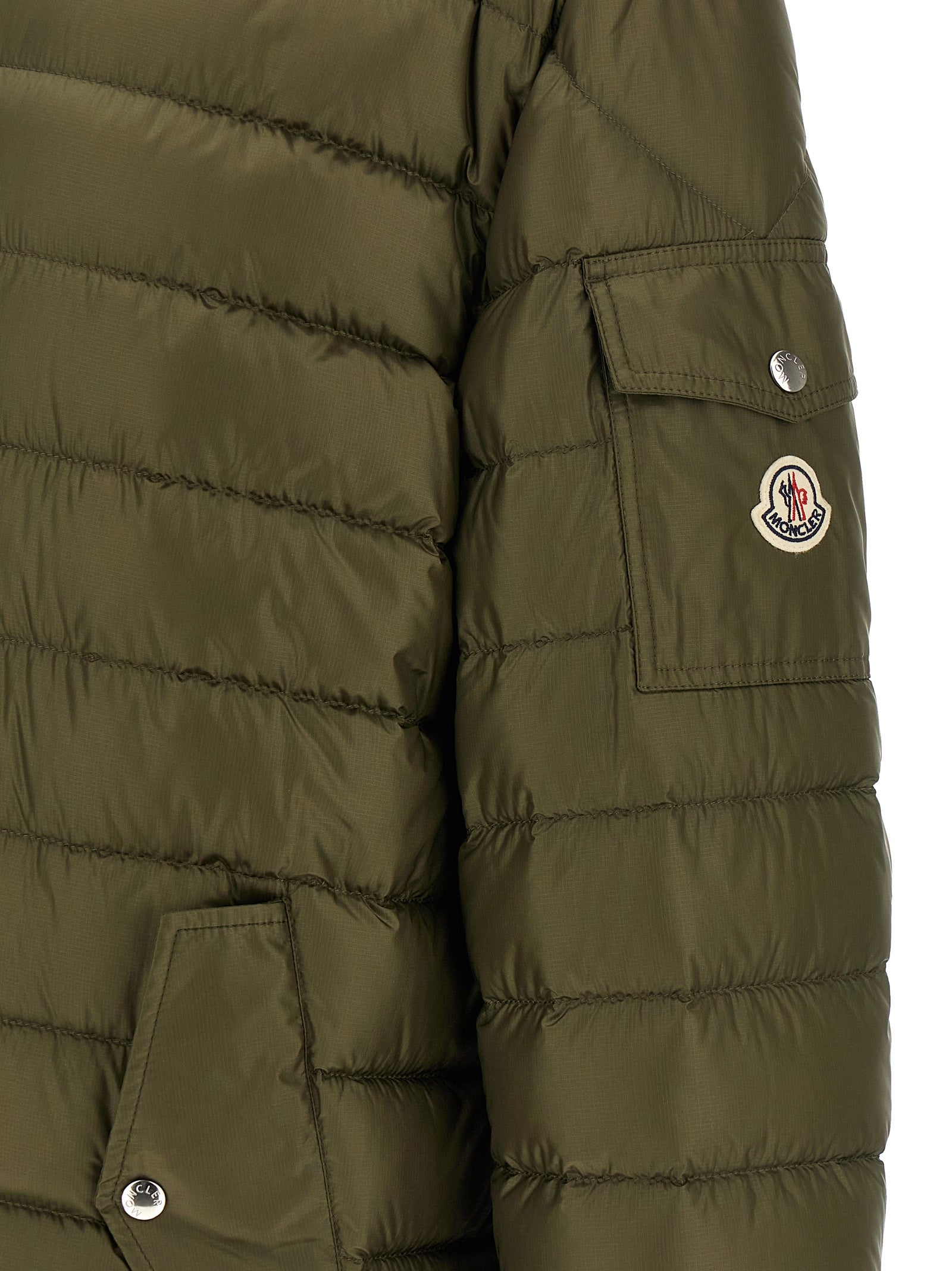 Moncler Zweifarbiger Parka aus Polyamid