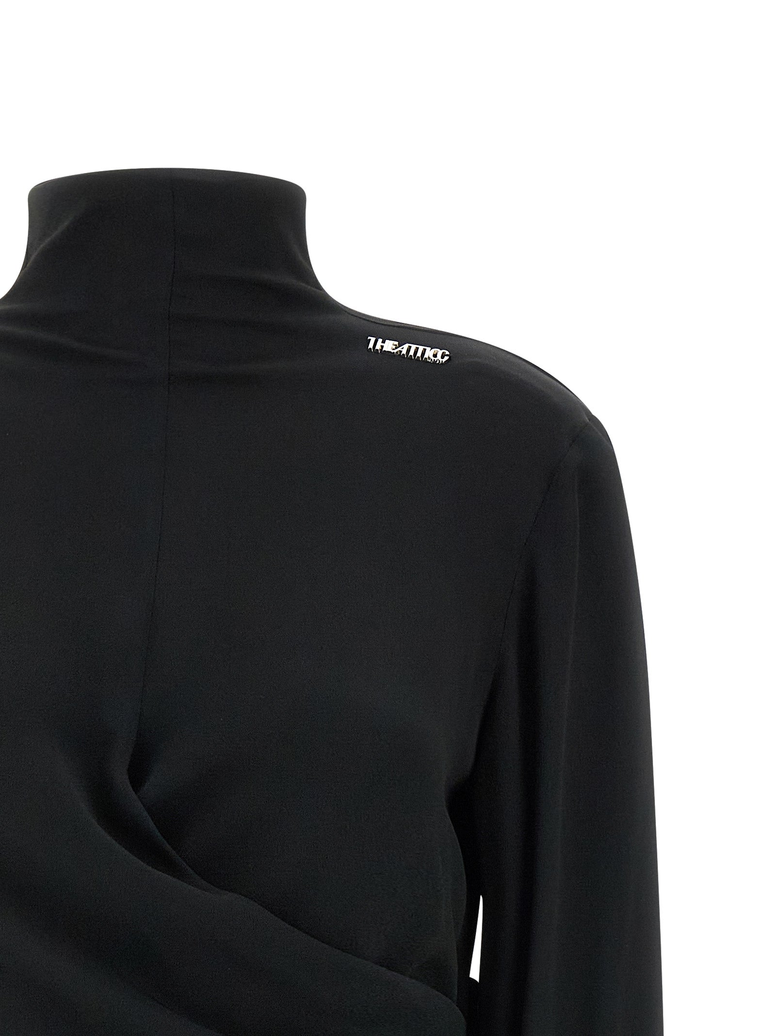 The Attico Schwarze Tanktops aus Acetat