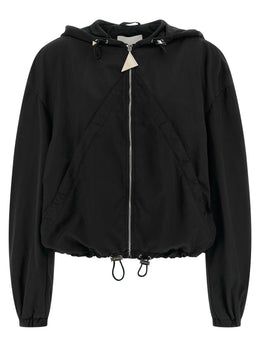 The Attico Schwarzer Bomber aus Polyester