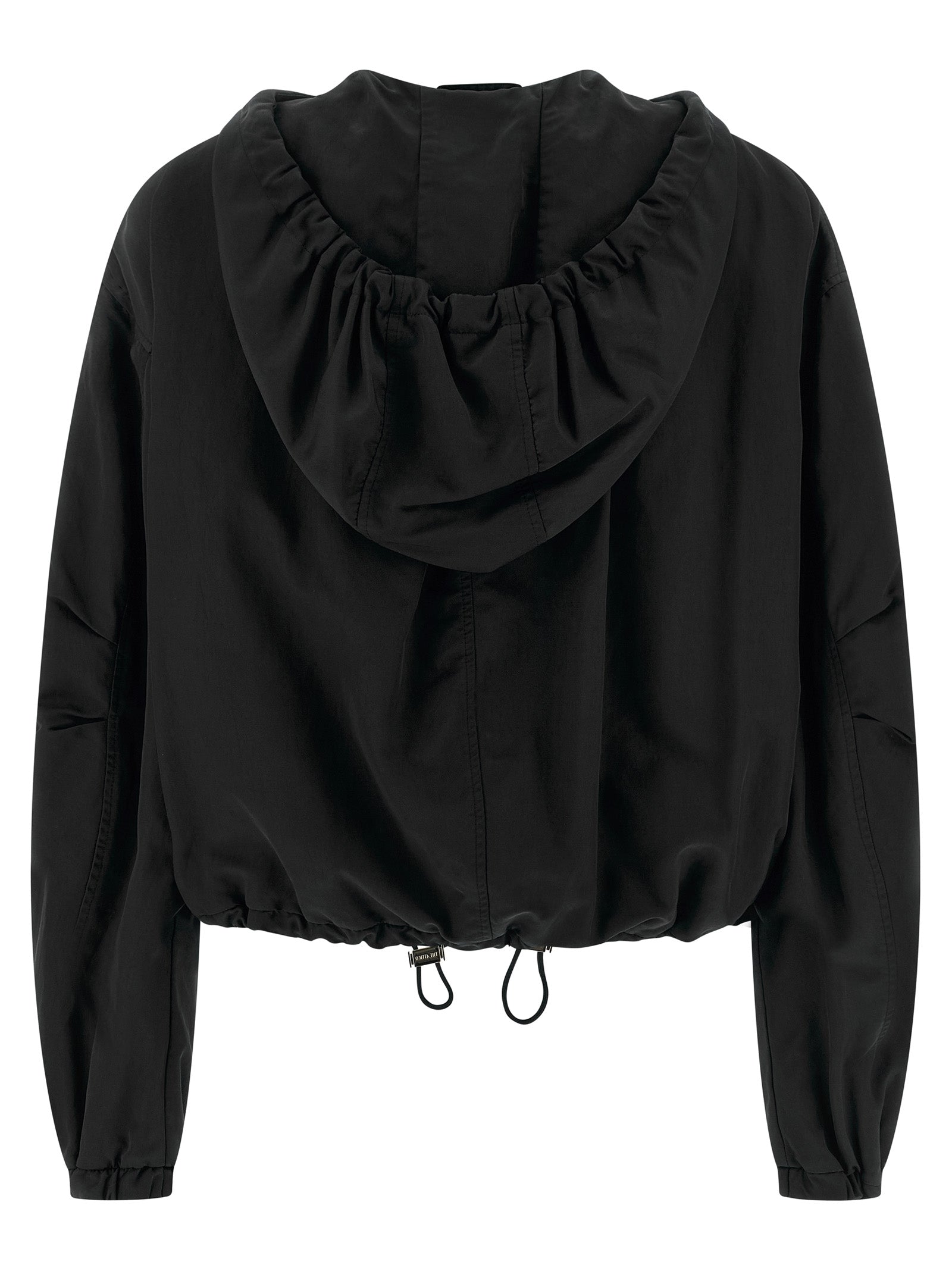 The Attico Schwarzer Bomber aus Polyester