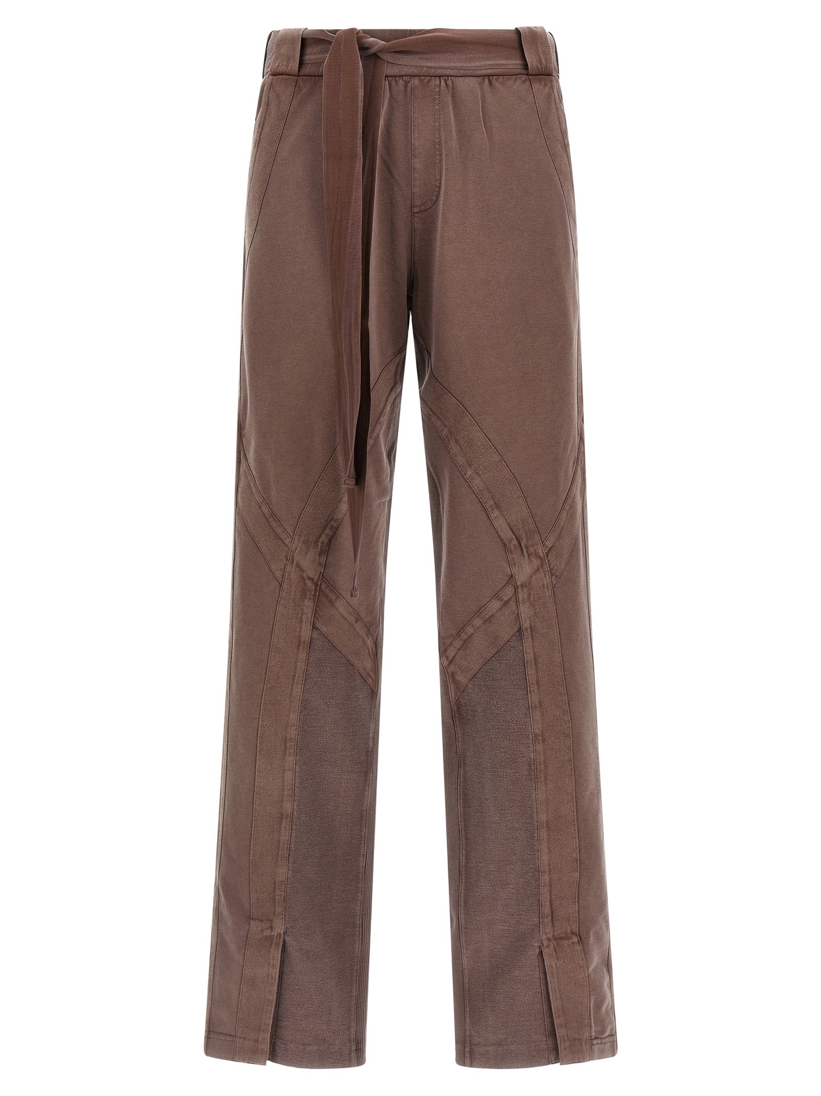 The Attico Braune Baumwollhose für die Freizeit