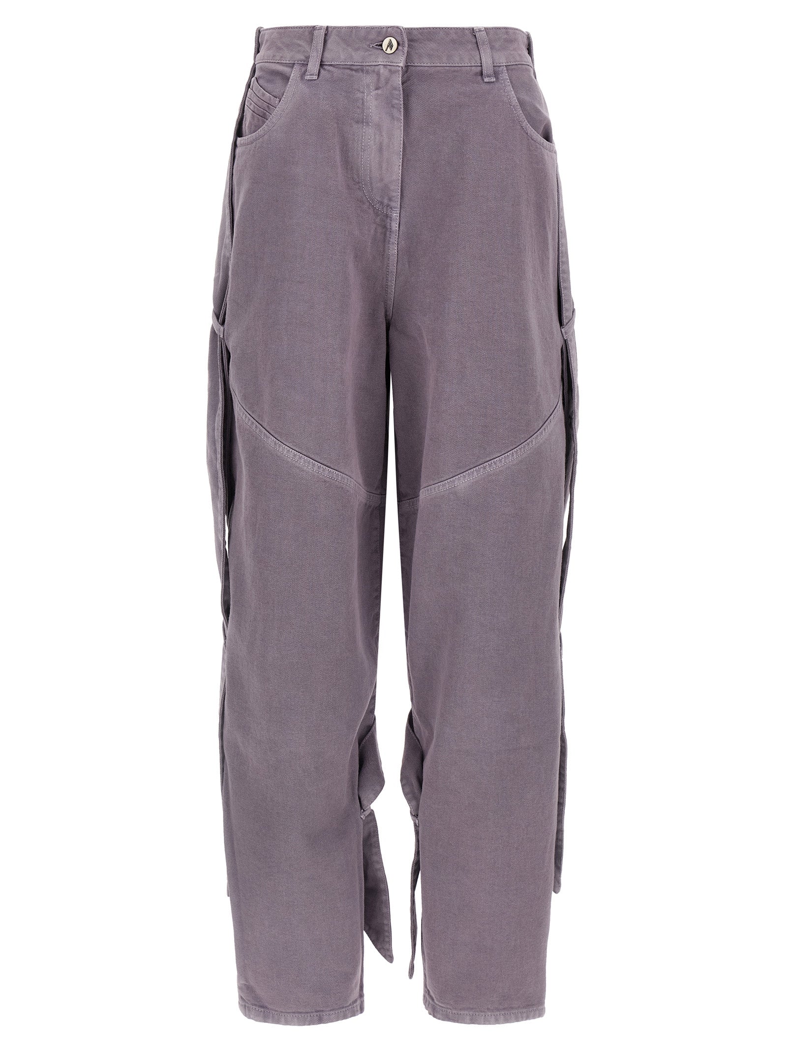 The Attico Violette Cargohose aus Baumwolle