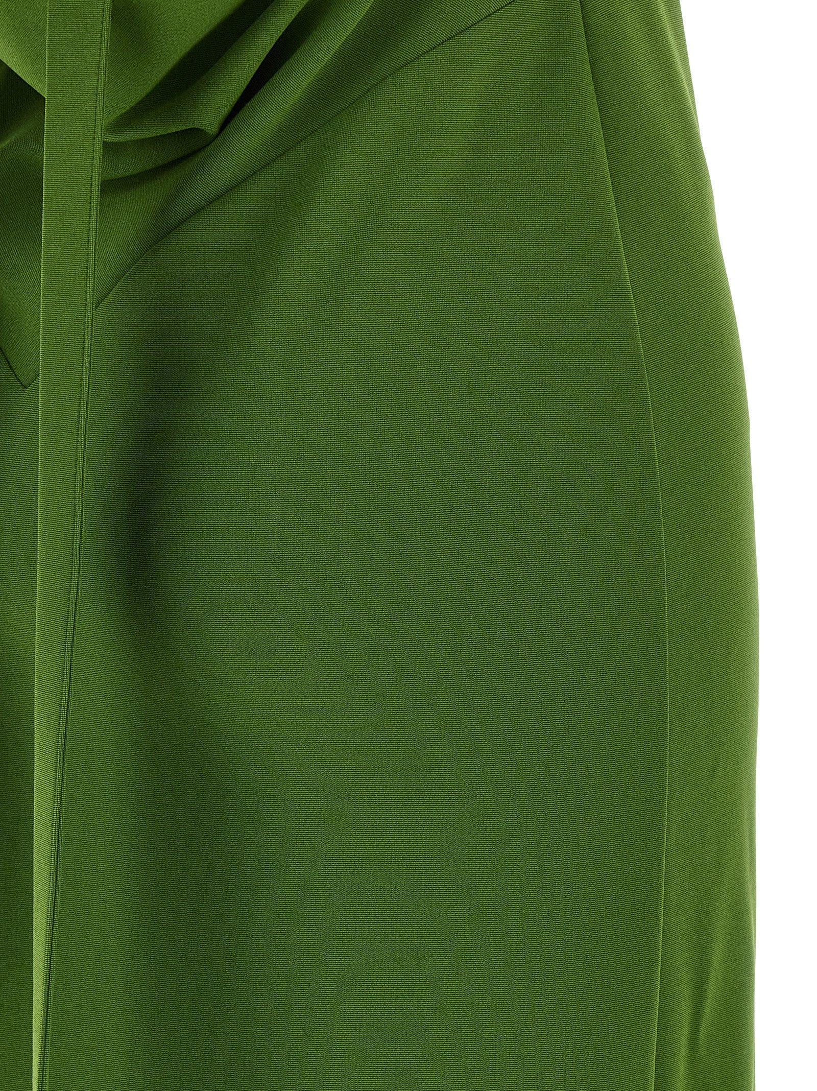 The Attico Zweifarbige Viskose-Maxikleid