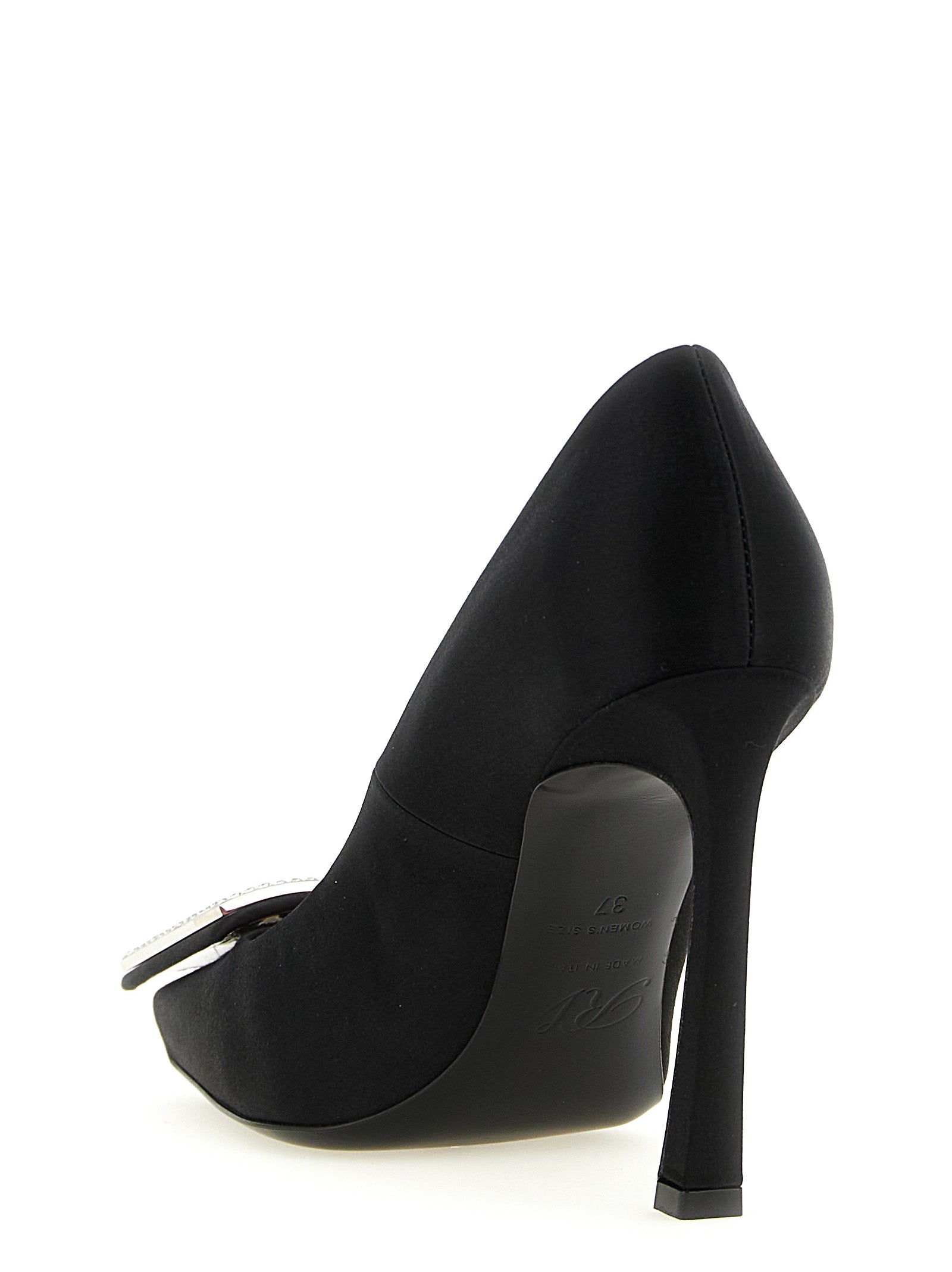 Roger Vivier Schwarze Pumps aus Viskose mit hohem Absatz