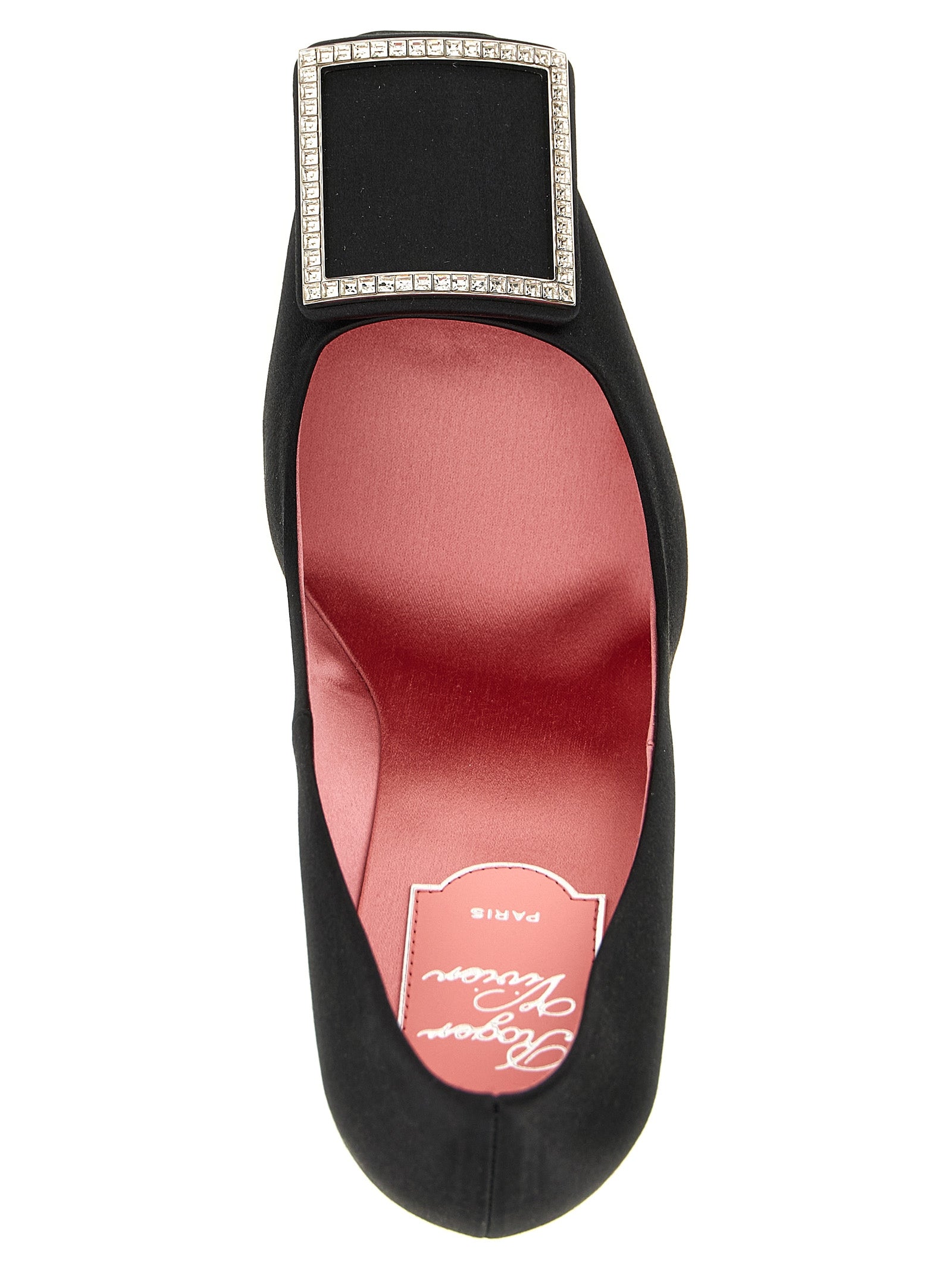 Roger Vivier Schwarze Pumps aus Viskose mit hohem Absatz