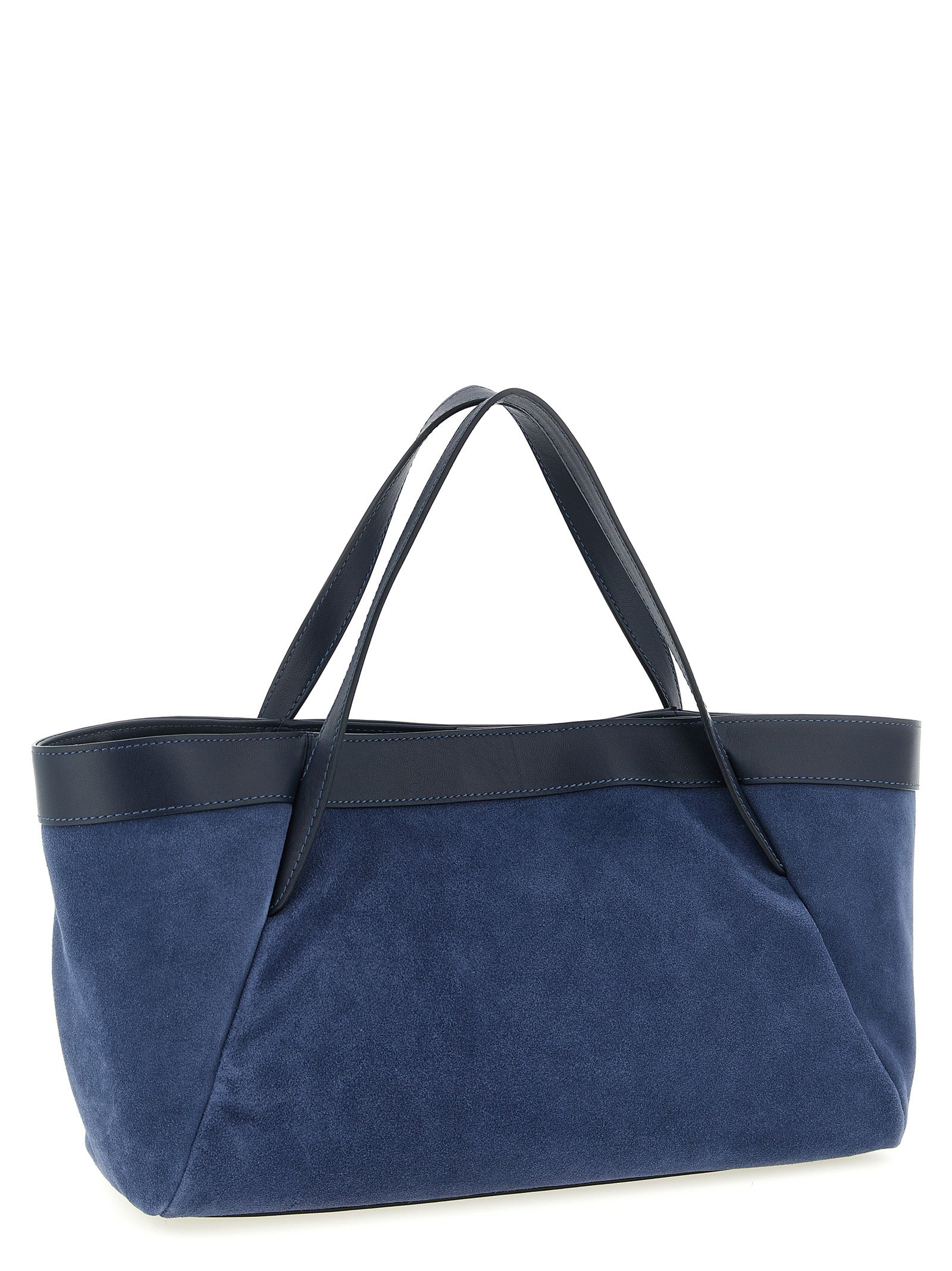 Twinset Blaue Schultertasche aus Polyethylen