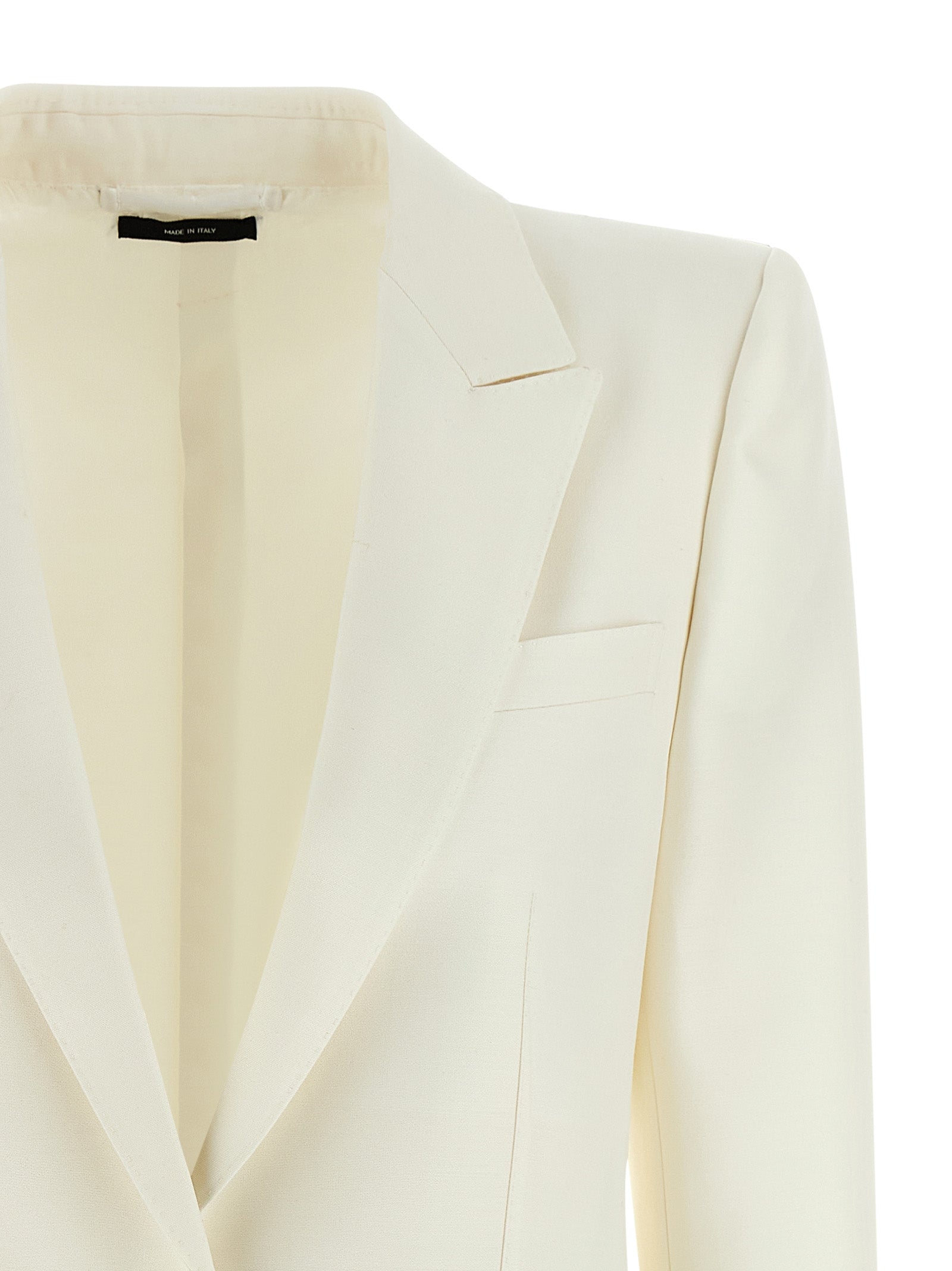 Tom Ford Weißer Wollblazer