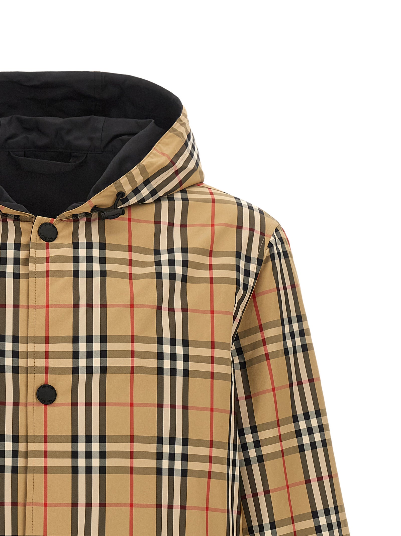 Burberry Mehrfarbige Jacke aus Polyamid