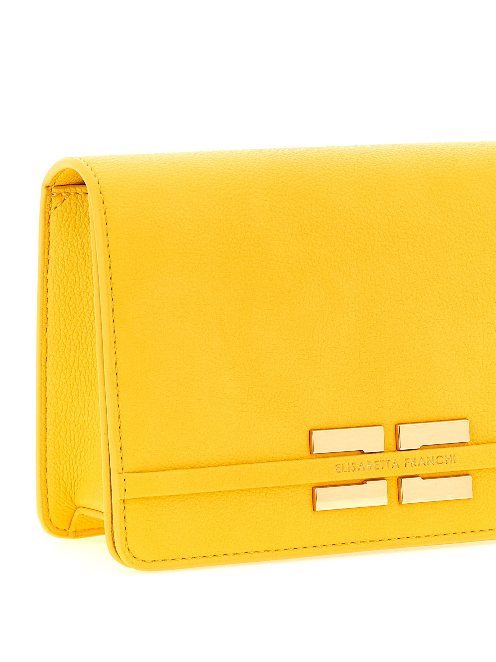 Elisabetta Franchi Bicolor Polyester Umhängetasche