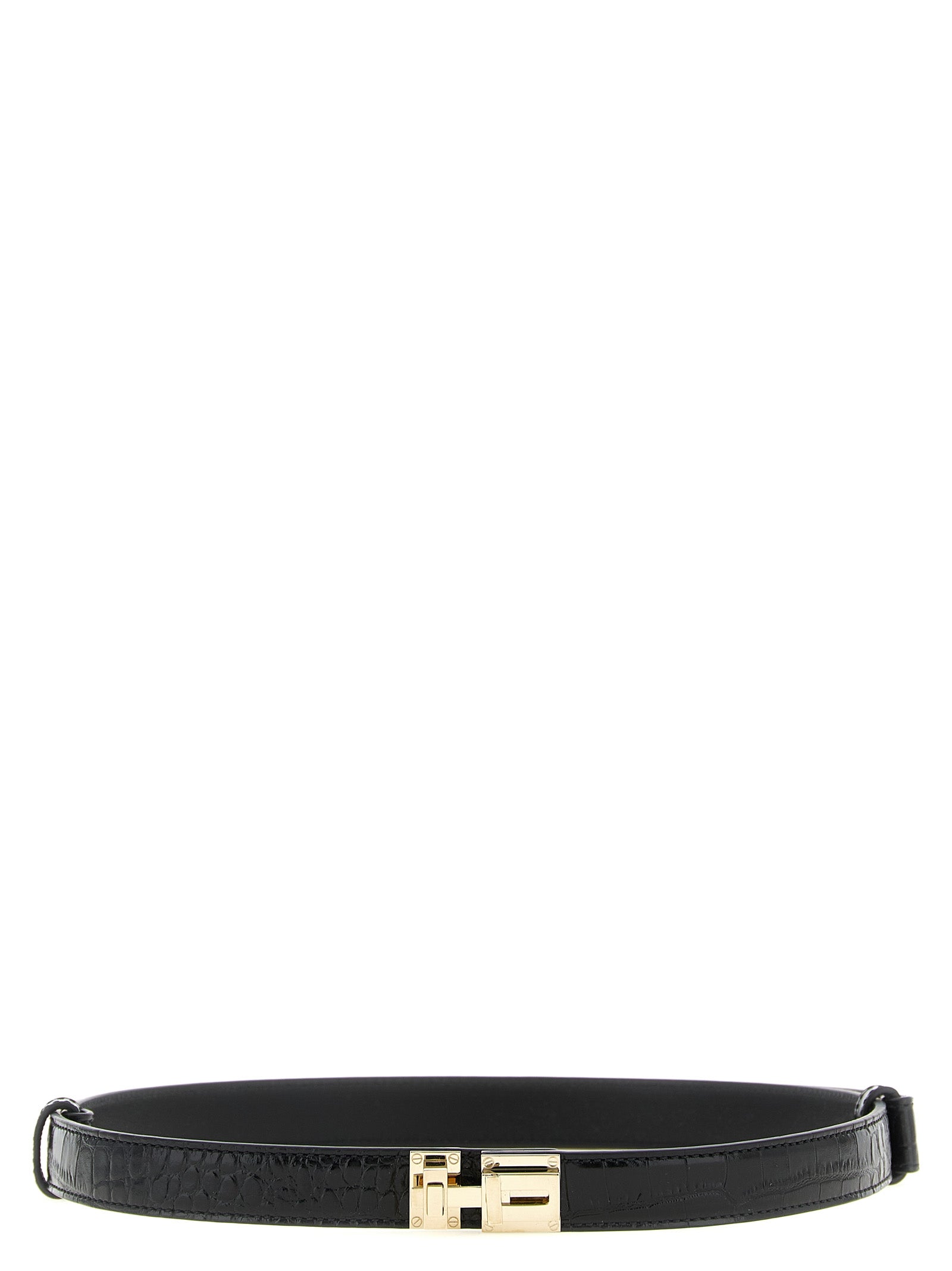 Tom Ford Schwarzer Kalbsleder Gürtel Regular