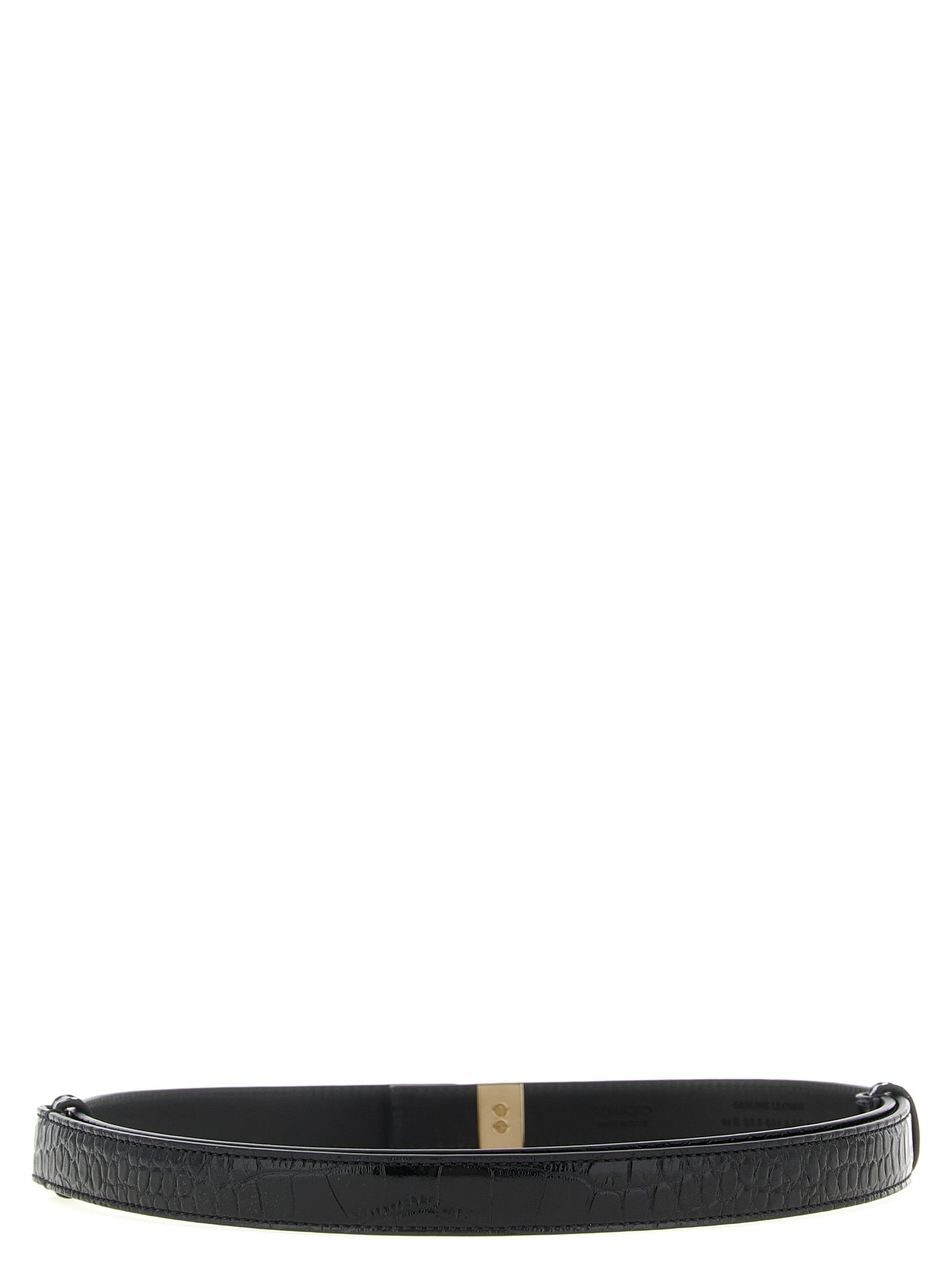 Tom Ford Schwarzer Kalbsleder Gürtel Regular