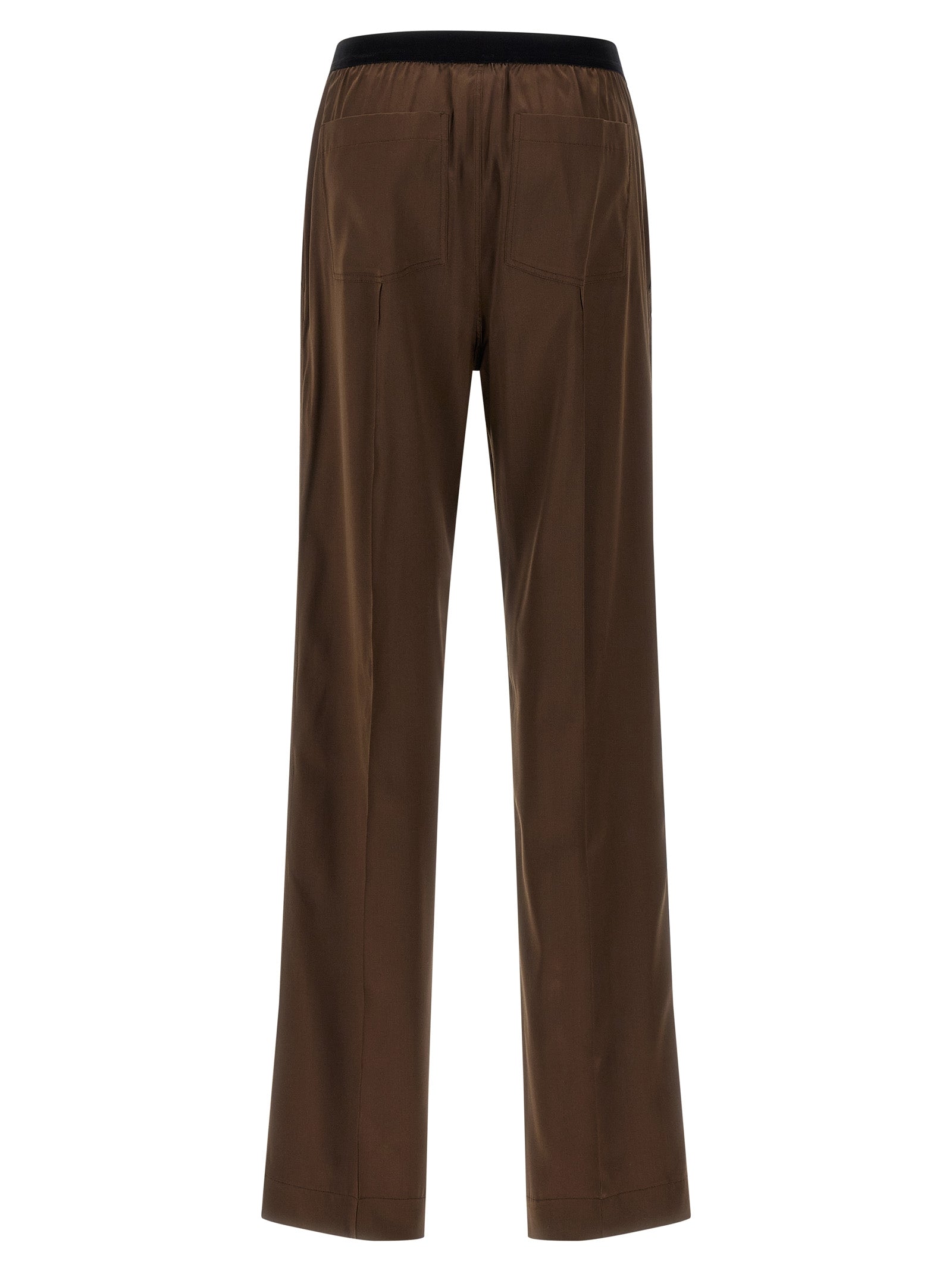 Tom Ford Braune Seidenhose Lässig