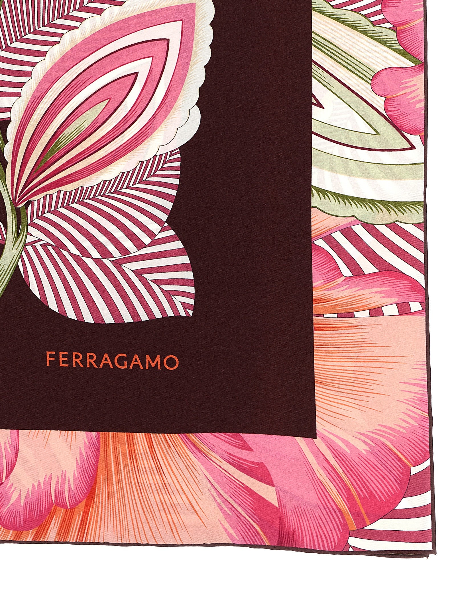 Ferragamo Mehrfarbiger Seidenschal