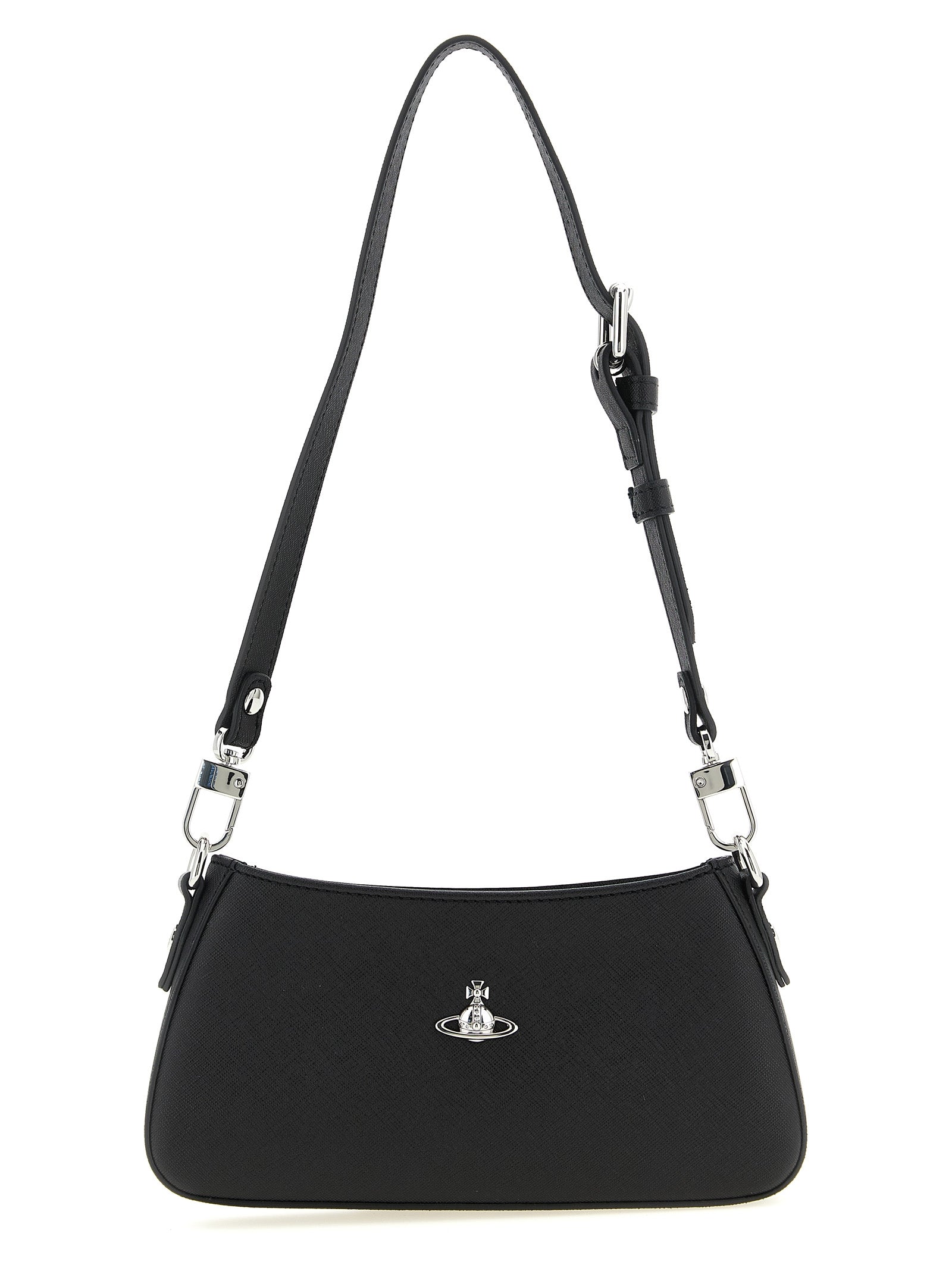 Vivienne Westwood Schwarze Schultertasche aus Polyethylen
