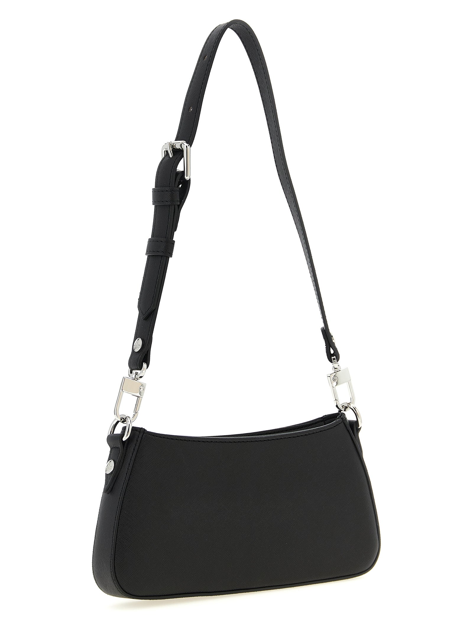 Vivienne Westwood Schwarze Schultertasche aus Polyethylen