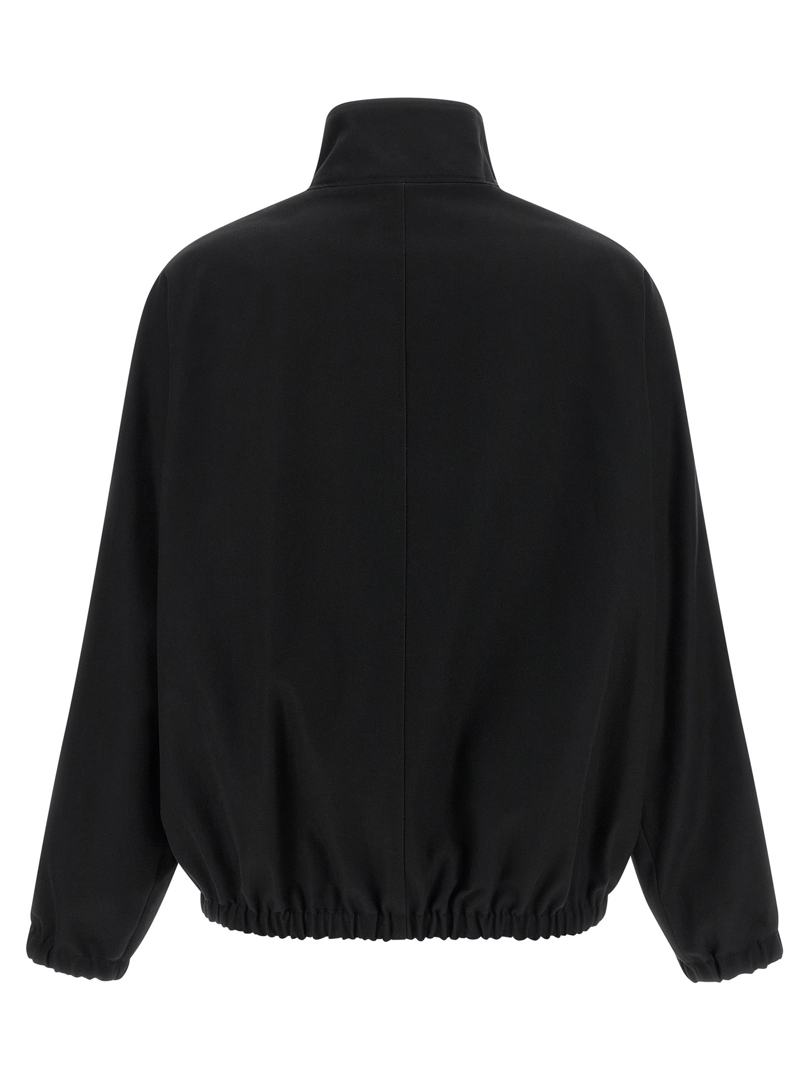 Courrèges Schwarzer Bomber aus Baumwolle