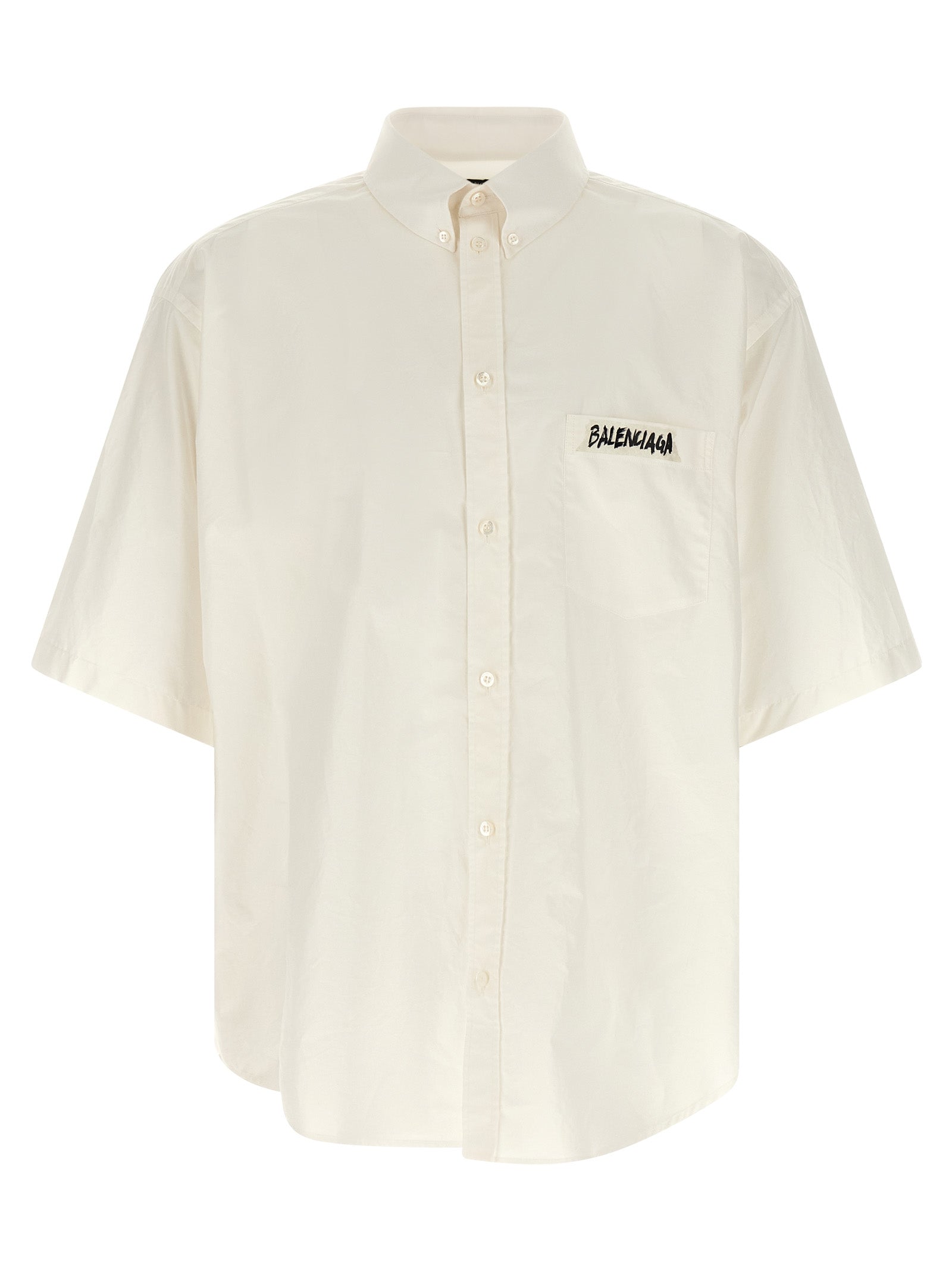 Balenciaga Weiße Baumwollbluse