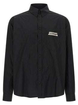 Balenciaga Schwarze Baumwollbluse