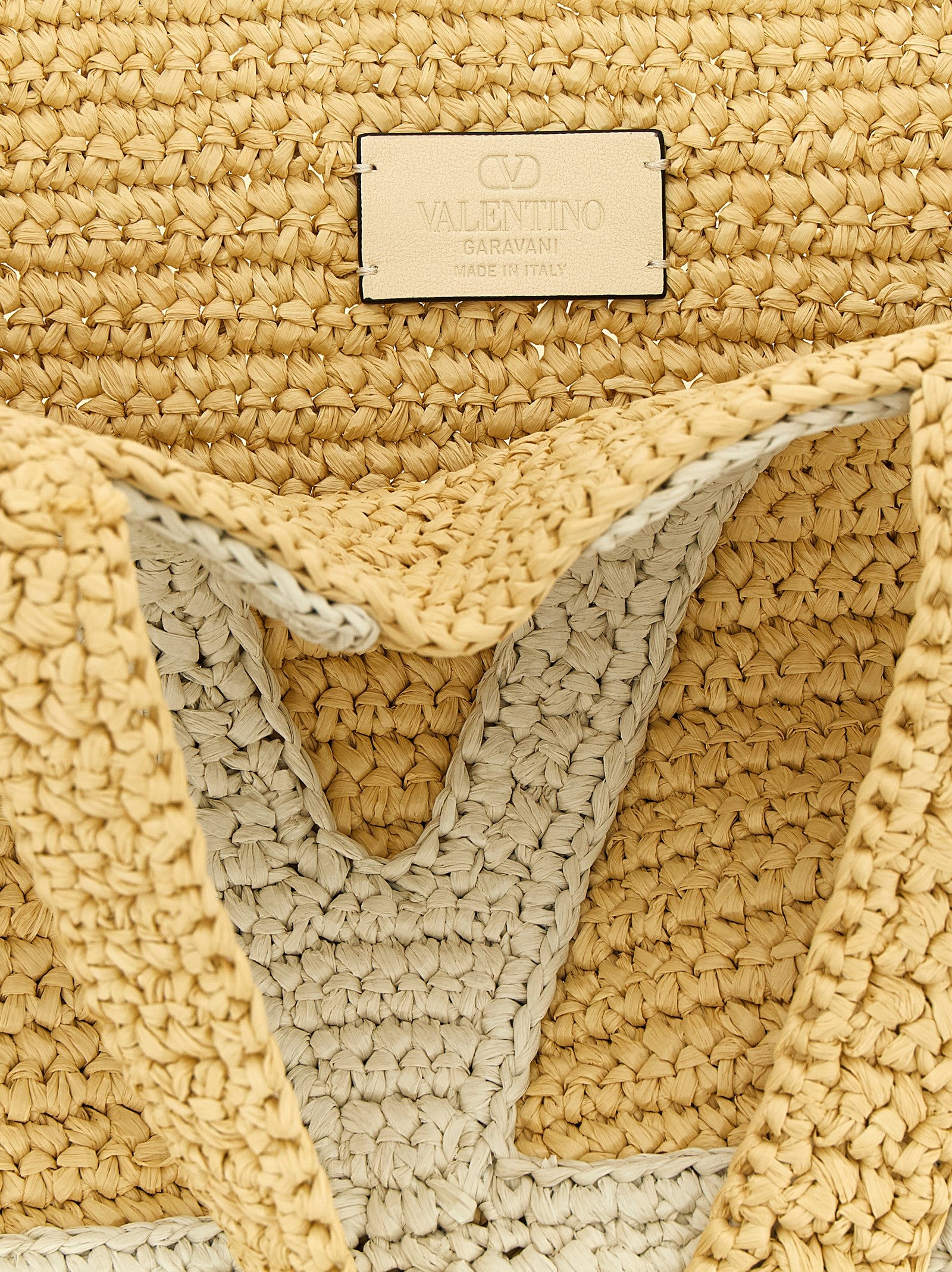 Valentino Garavani Weiße Tote Bag aus Viskose