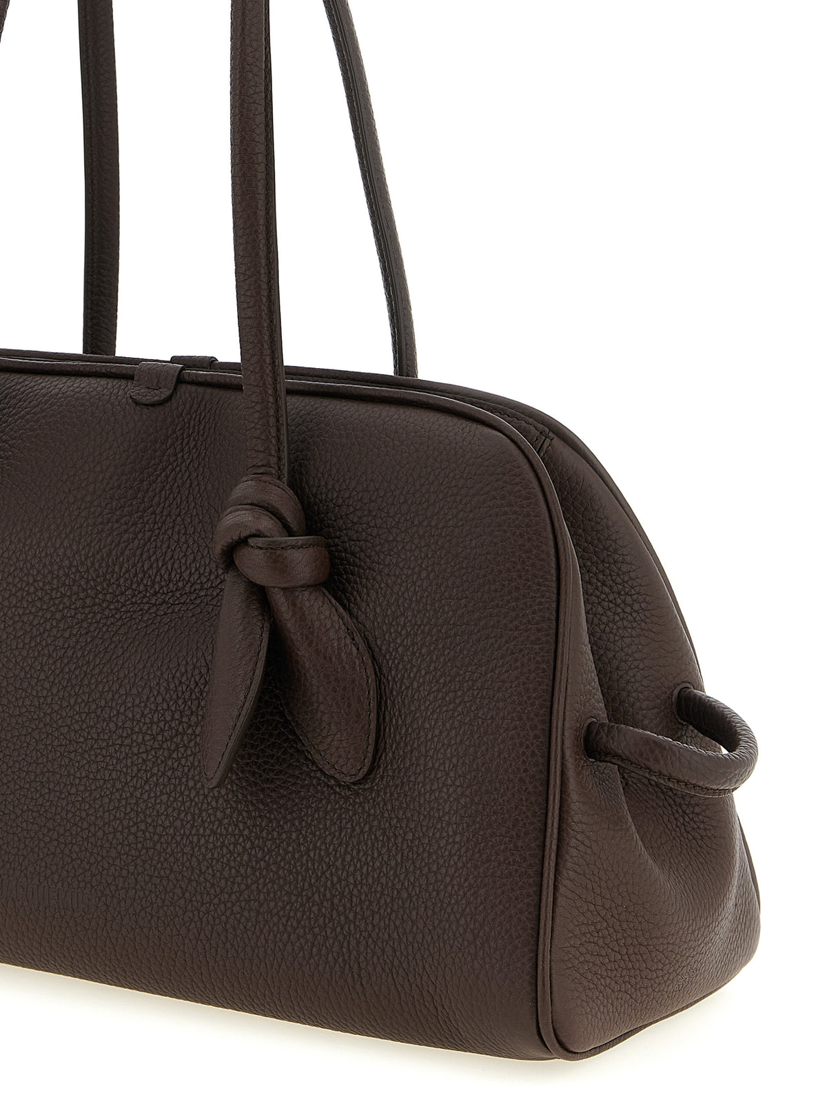 Jacquemus Braunes Kalbsleder Damen Crossbody Tasche