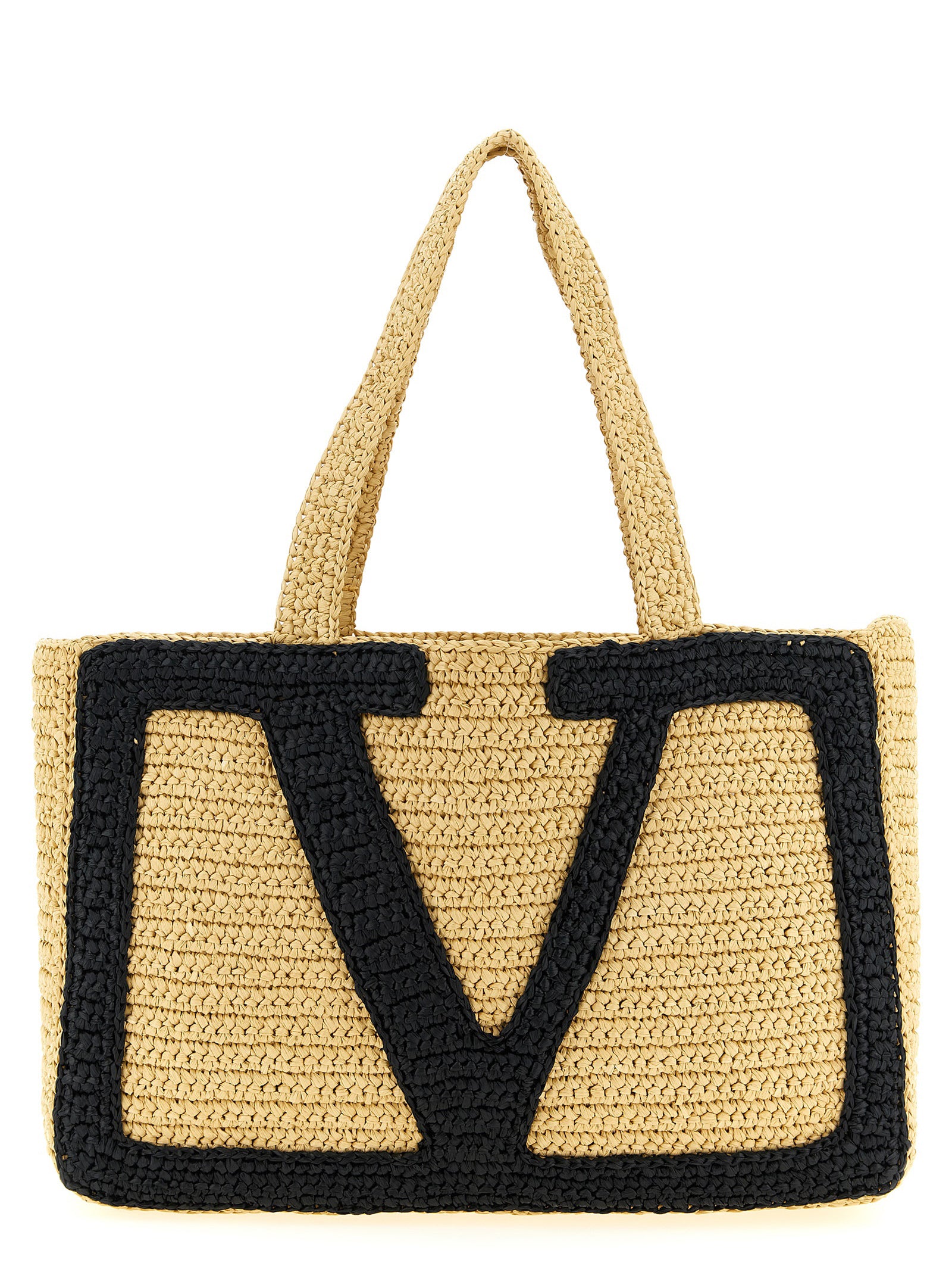 Valentino Garavani Schwarze Viscose-Tasche