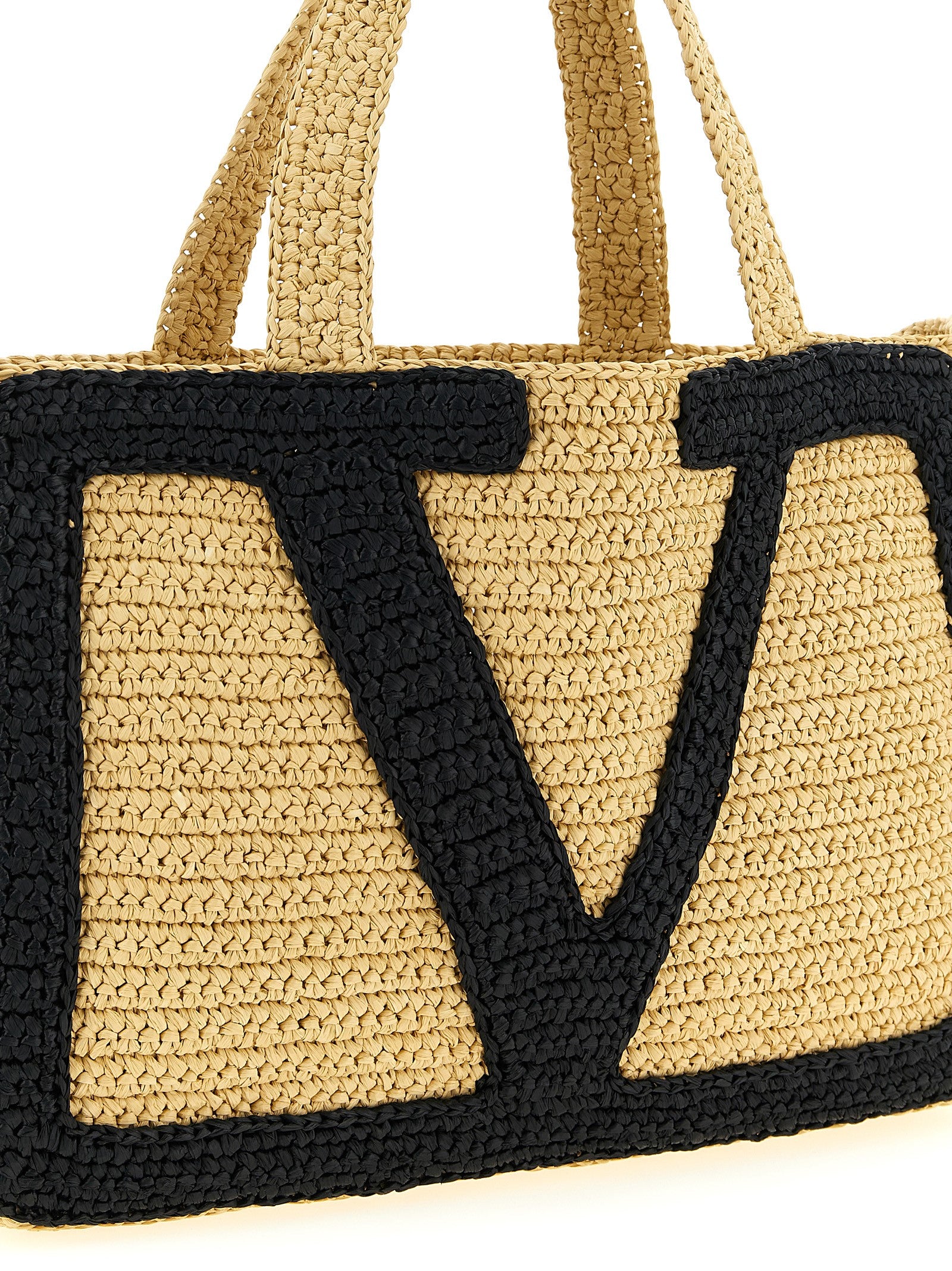 Valentino Garavani Schwarze Viscose-Tasche