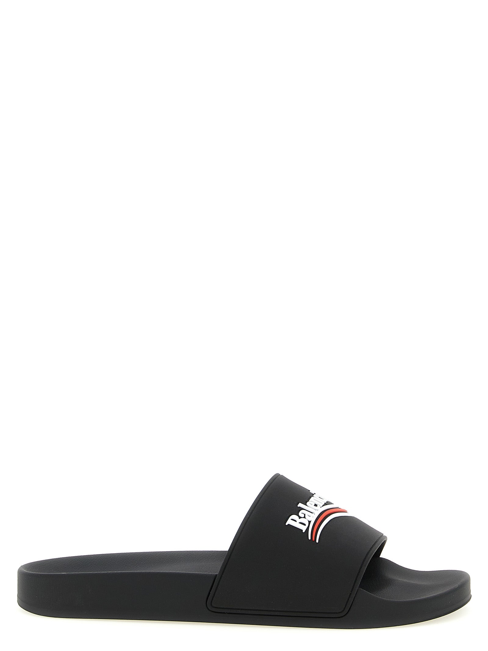 Balenciaga Schwarze Plastic Slides