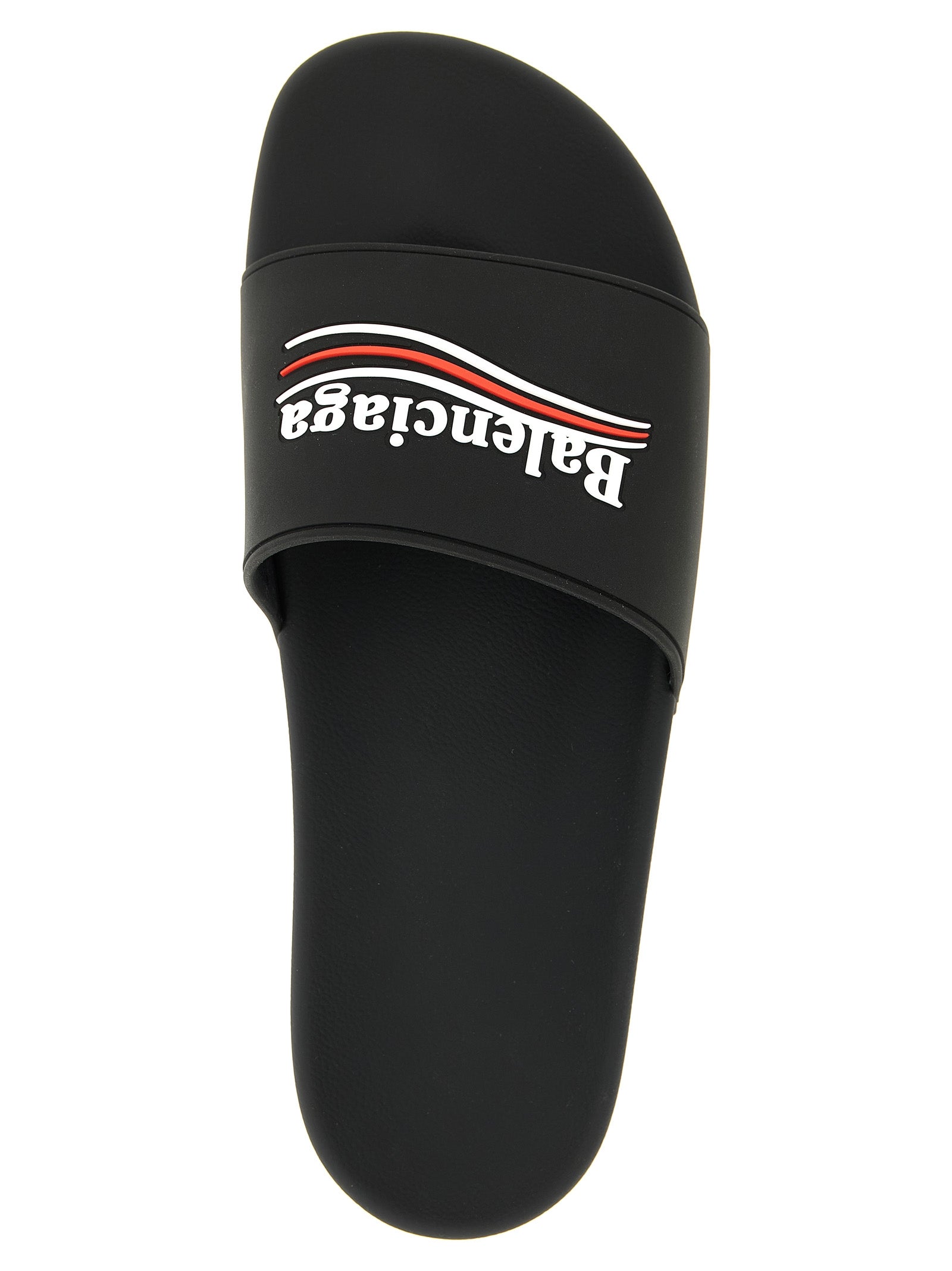 Balenciaga Schwarze Plastic Slides