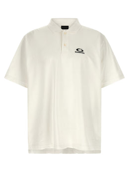 Balenciaga Weißes Poloshirt aus Baumwolle