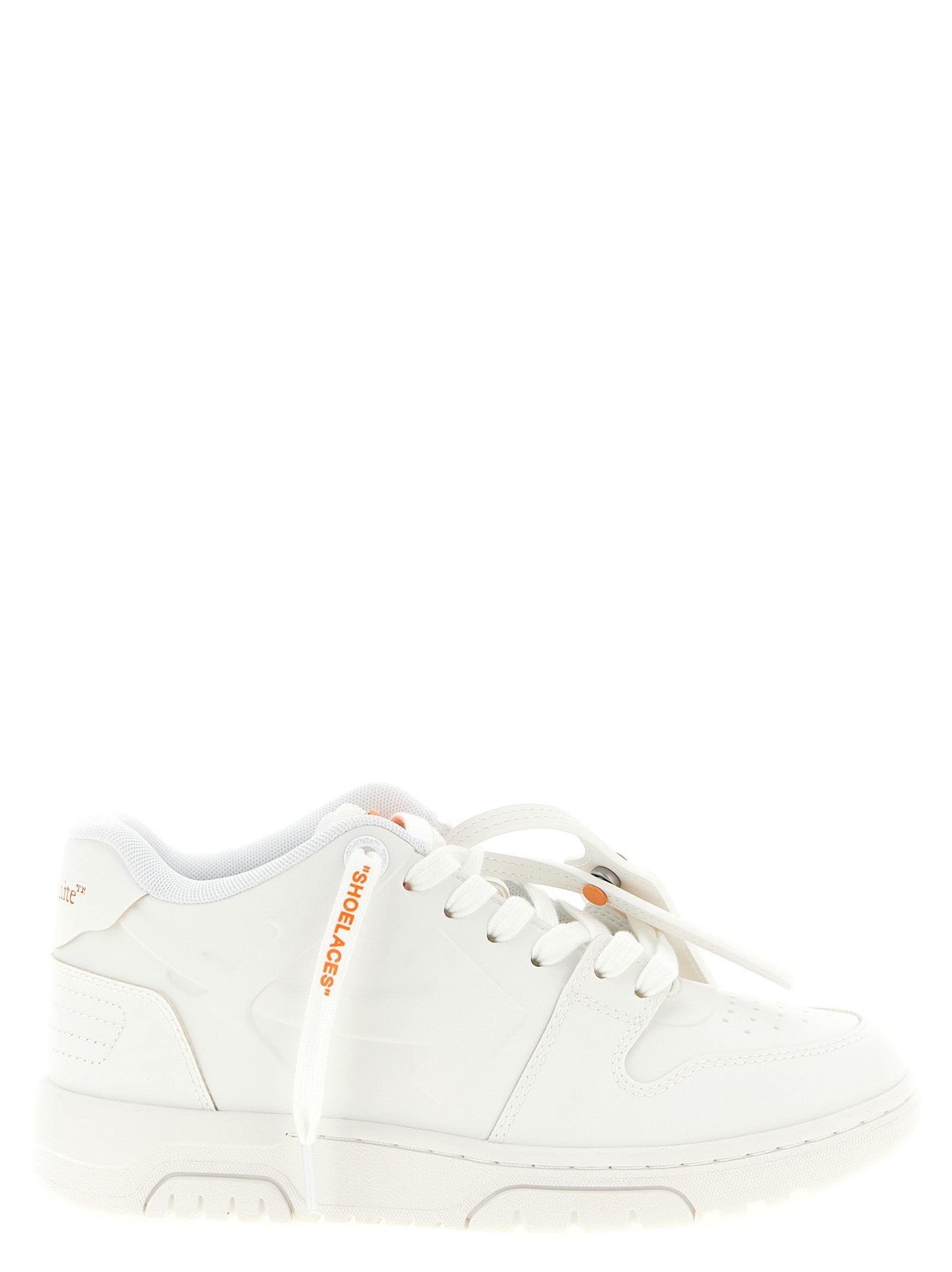 Off-White Orange Kunststoff-Sneaker