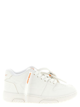 Off-White Orange Kunststoff-Sneaker