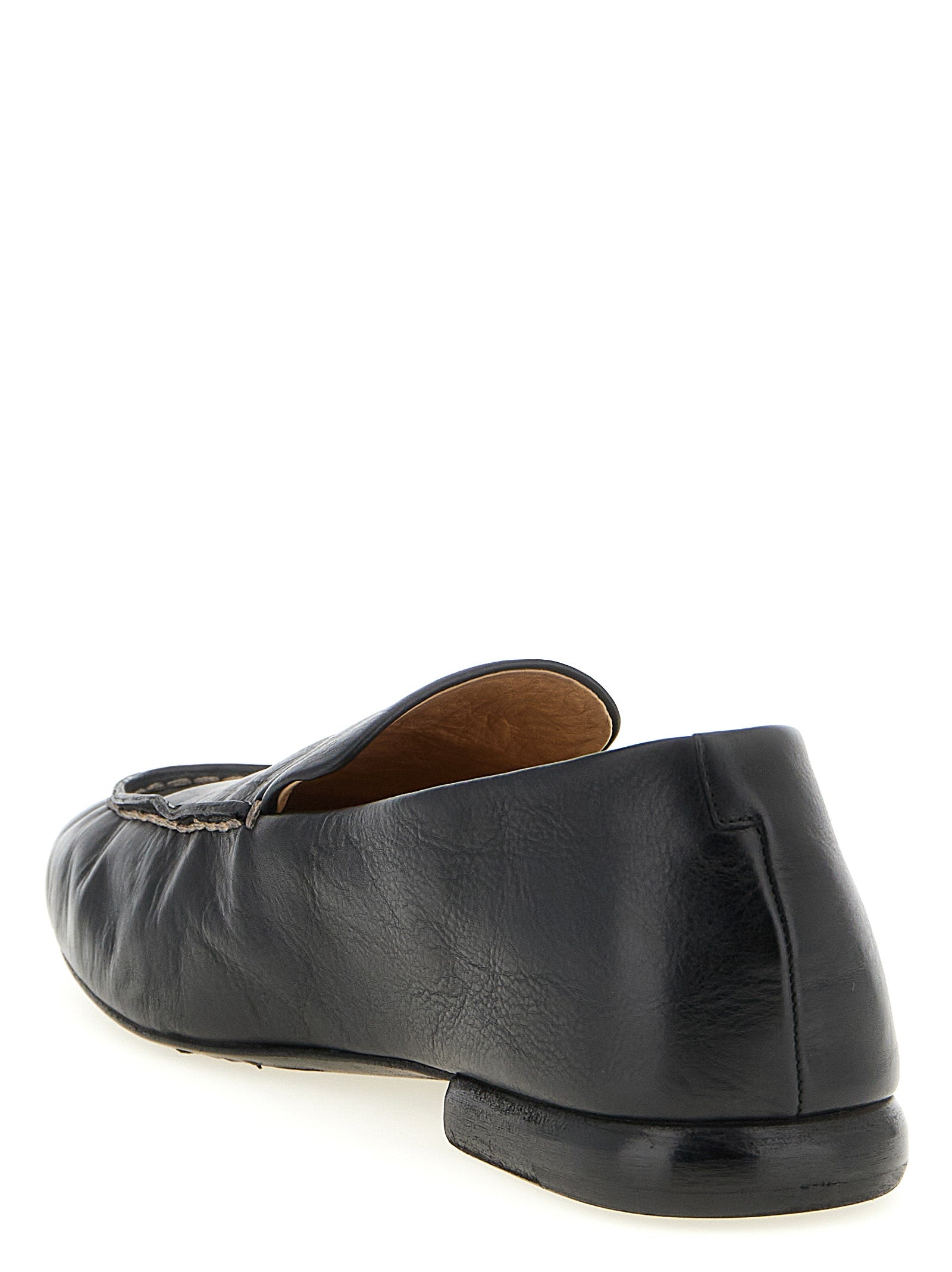 Marsell Schwarze Loafer aus Kalbsleder zum Hineinschlüpfen