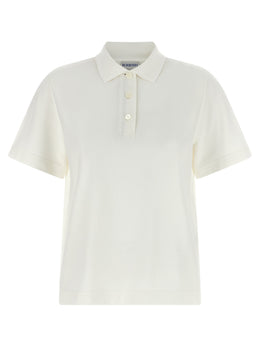 Burberry Weißes Poloshirt aus Baumwolle