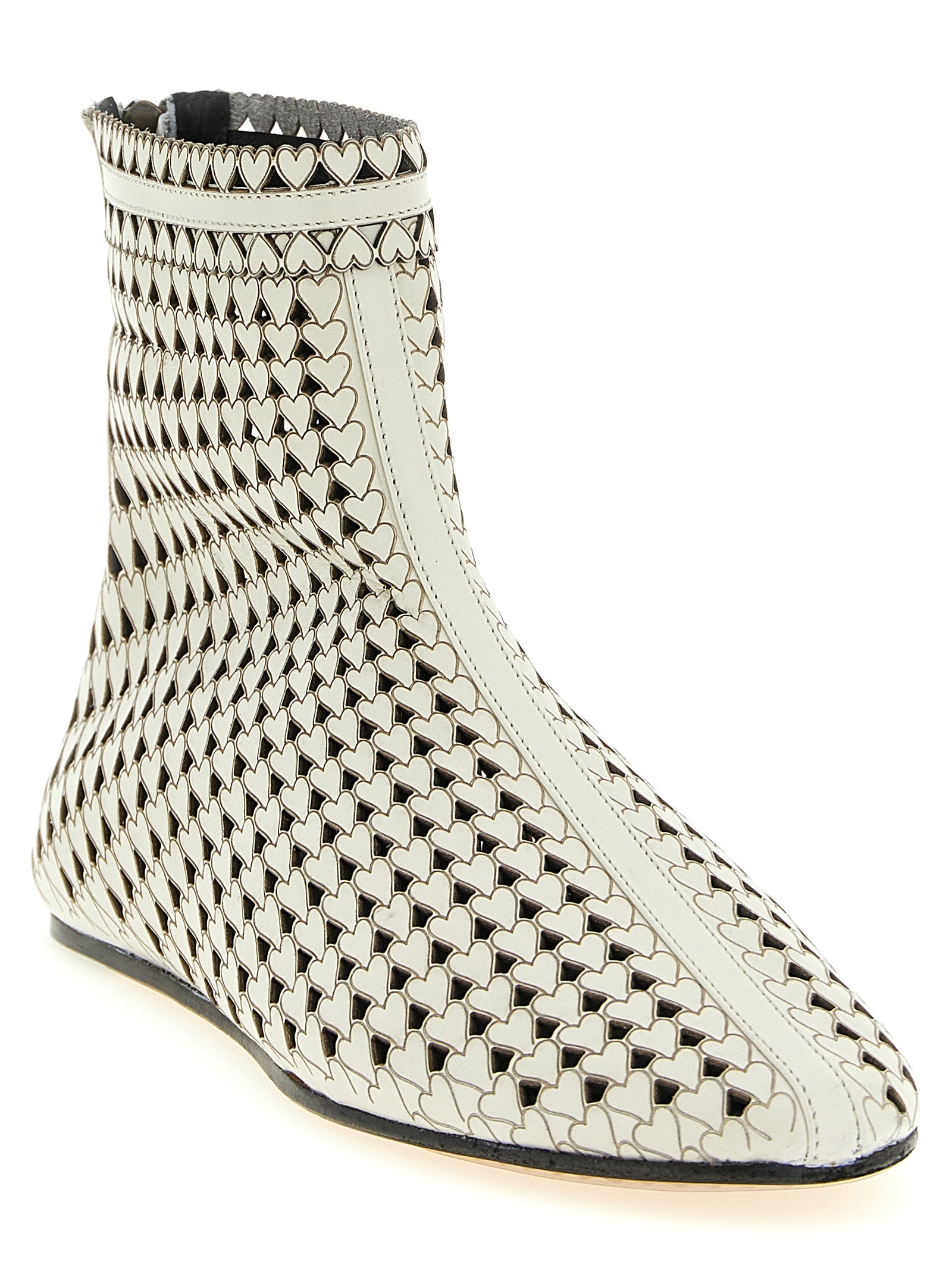 Isabel Marant Beige Calfskin Ankle Boots