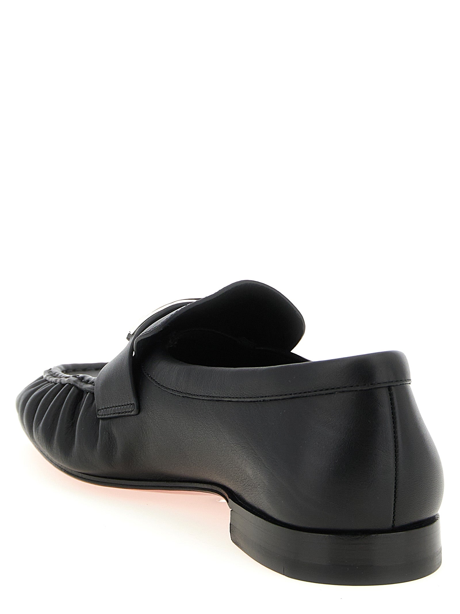 Christian Louboutin Schwarze Loafer aus Kalbsleder zum Hineinschlüpfen