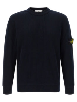 Stone Island Blauer Baumwollcardigan