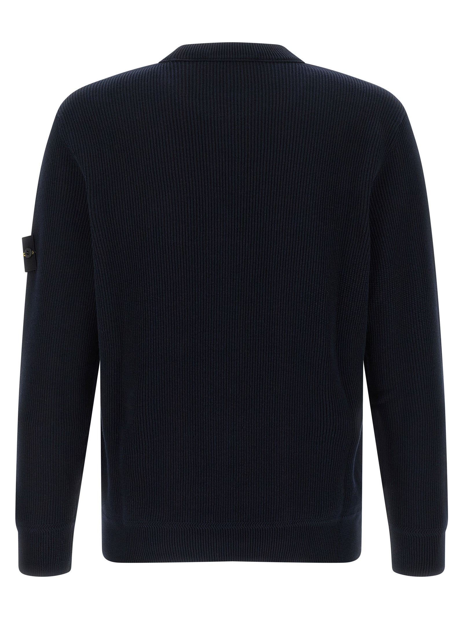 Stone Island Blauer Baumwollcardigan